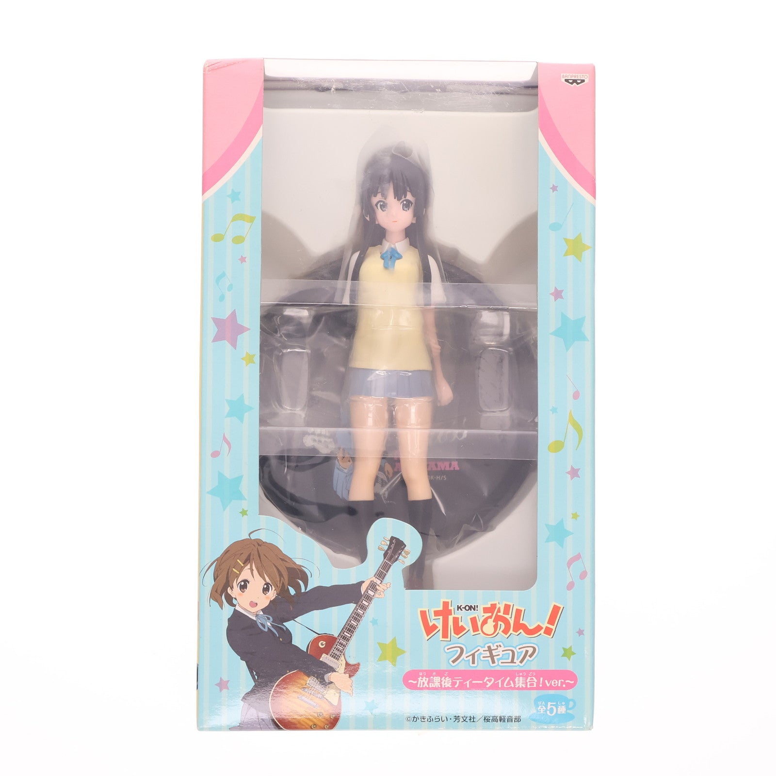【中古即納】[FIG] 秋山澪(あきやまみお) けいおん!フィギュア～放課後ティータイム集合!ver.～ プライズ バンプレスト(20100925)