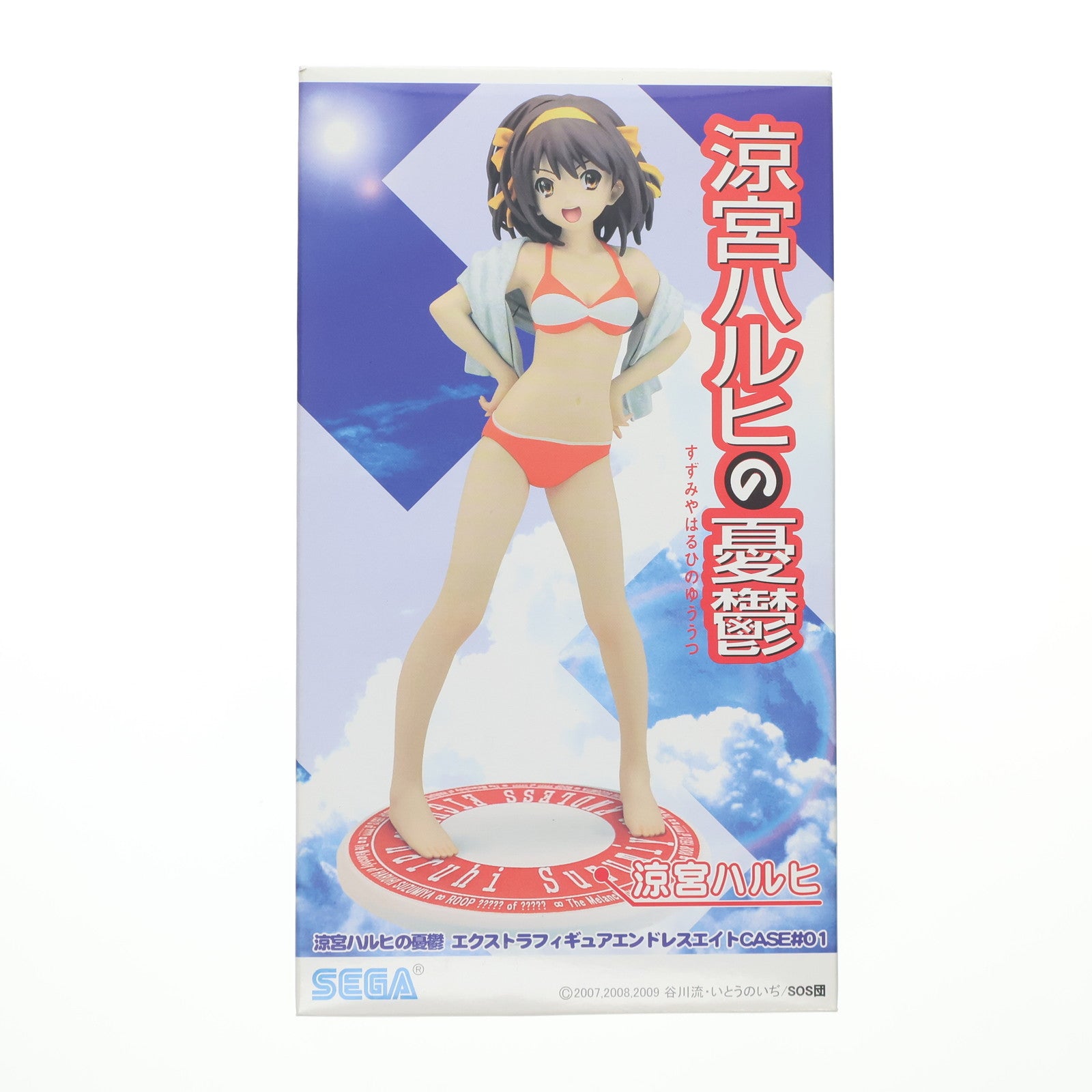 【中古即納】[FIG] 涼宮ハルヒ(すずみやはるひ) 涼宮ハルヒの憂鬱 エクストラフィギュアエンドレスエイト CASE#01 プライズ セガ(19991231)
