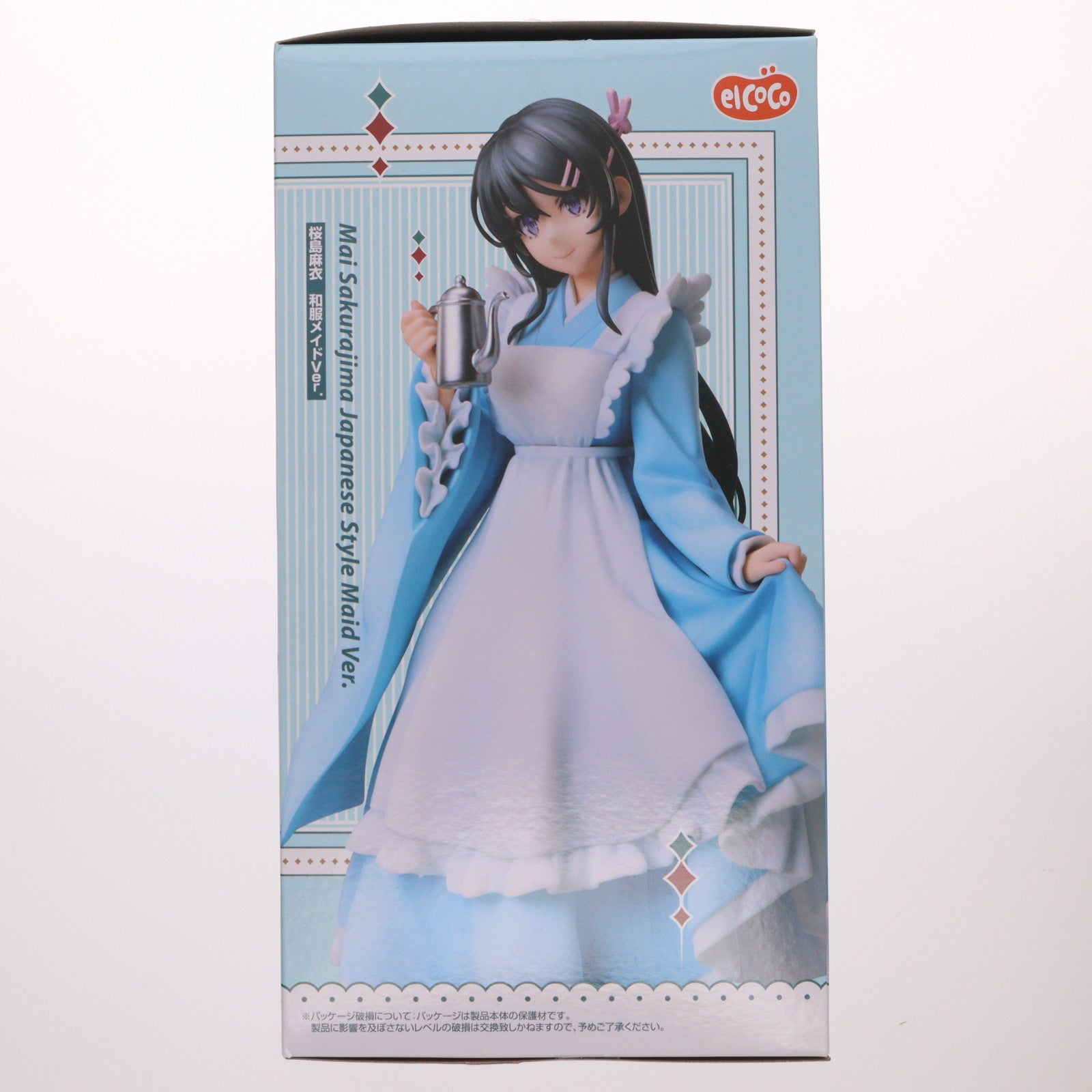 【中古即納】[FIG] 桜島麻衣(さくらじままい) 青春ブタ野郎シリーズ 1/7スケールフィギュア 桜島麻衣 和服メイドVer. プライズ(ELC000123) エルココ(20250710)