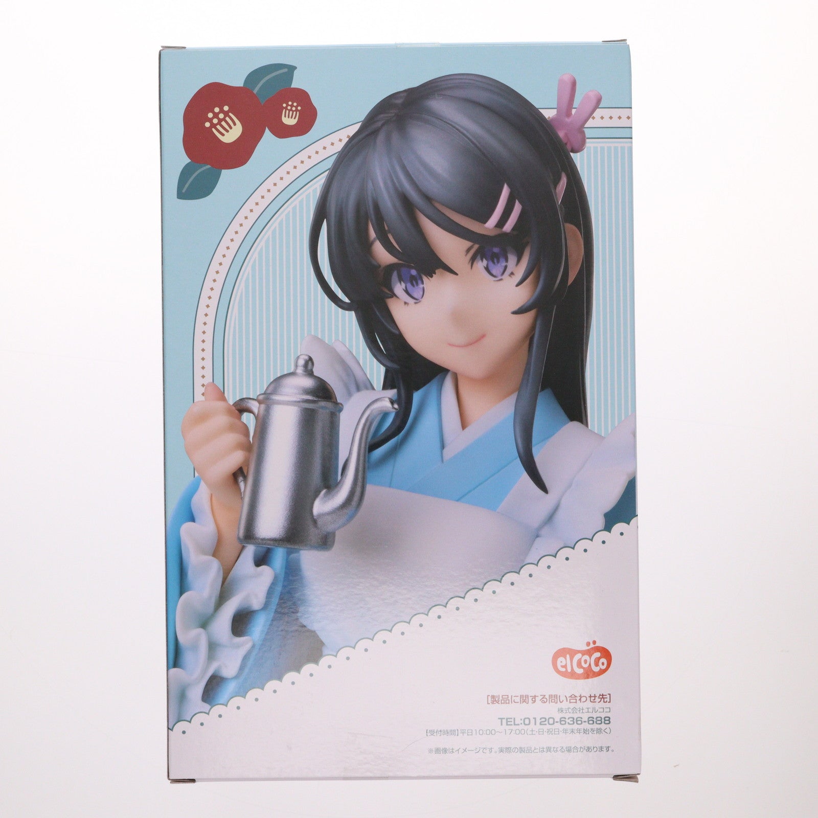 【中古即納】[FIG] 桜島麻衣(さくらじままい) 青春ブタ野郎シリーズ 1/7スケールフィギュア 桜島麻衣 和服メイドVer. プライズ(ELC000123) エルココ(20250710)