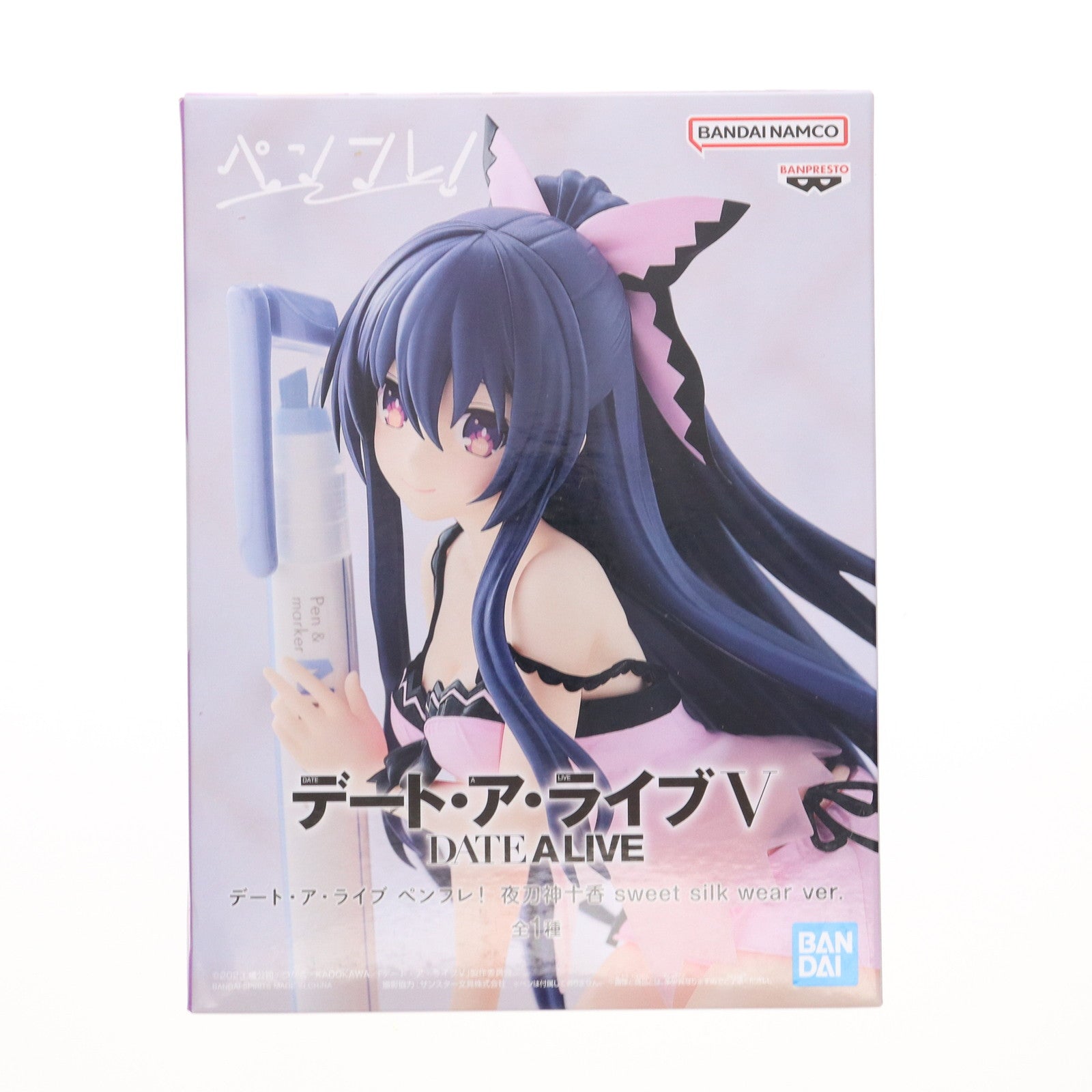 【中古即納】[FIG] 夜刀神十香(やとがみとおか) デート・ア・ライブ ペンフレ! 夜刀神十香 sweet silk wear ver. フィギュア プライズ(2763854) バンプレスト(20250819)