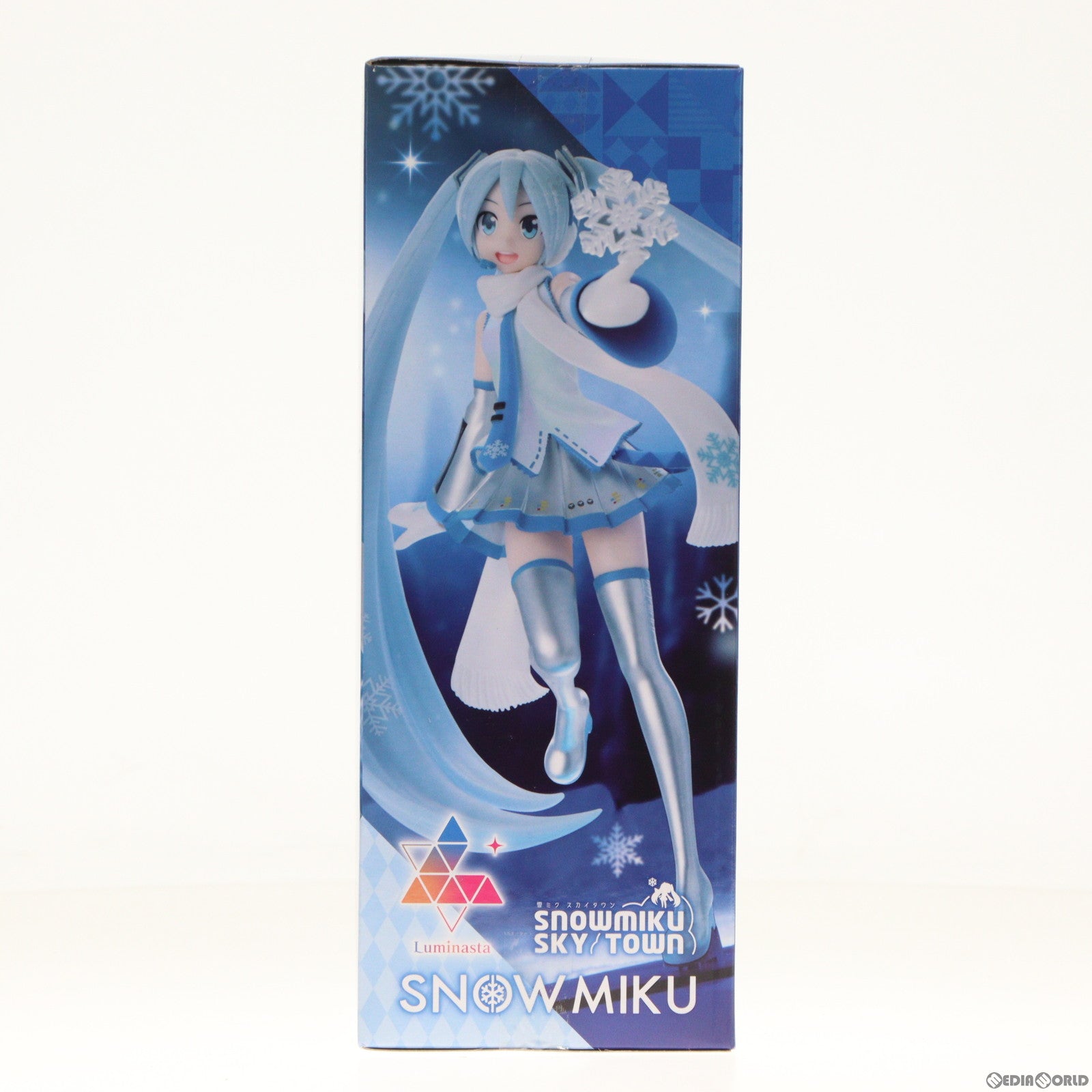 【中古即納】[FIG] 雪ミク キャラクター・ボーカル・シリーズ01 初音ミク Luminasta『SNOW MIKU』～雪ミクスカイタウンVer.～ フィギュア プライズ(1107799) セガ(20240131)