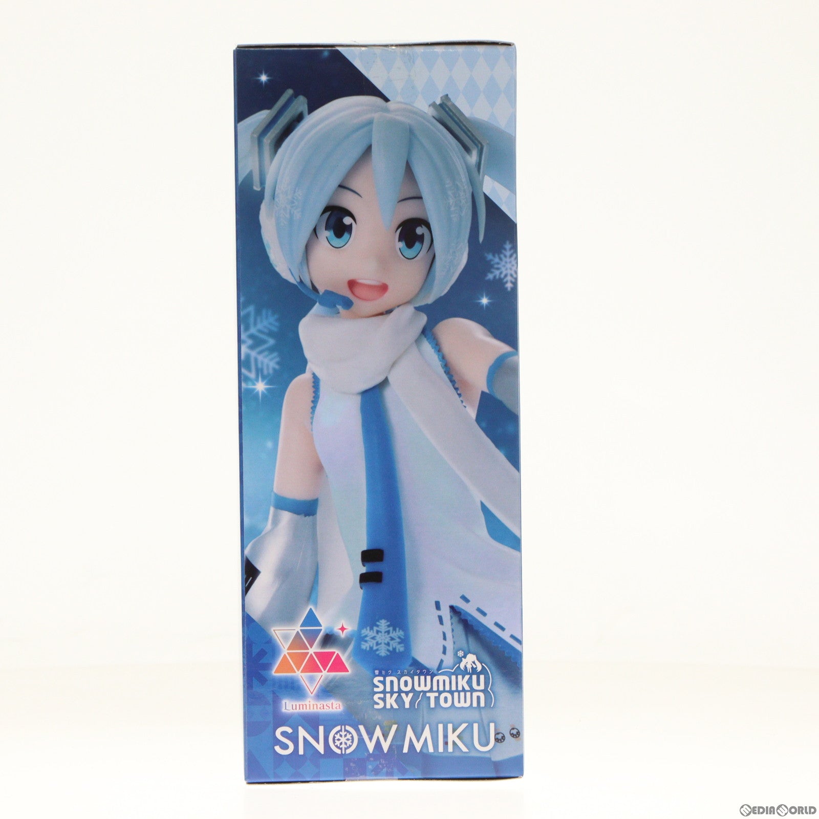 【中古即納】[FIG] 雪ミク キャラクター・ボーカル・シリーズ01 初音ミク Luminasta『SNOW MIKU』～雪ミクスカイタウンVer.～ フィギュア プライズ(1107799) セガ(20240131)