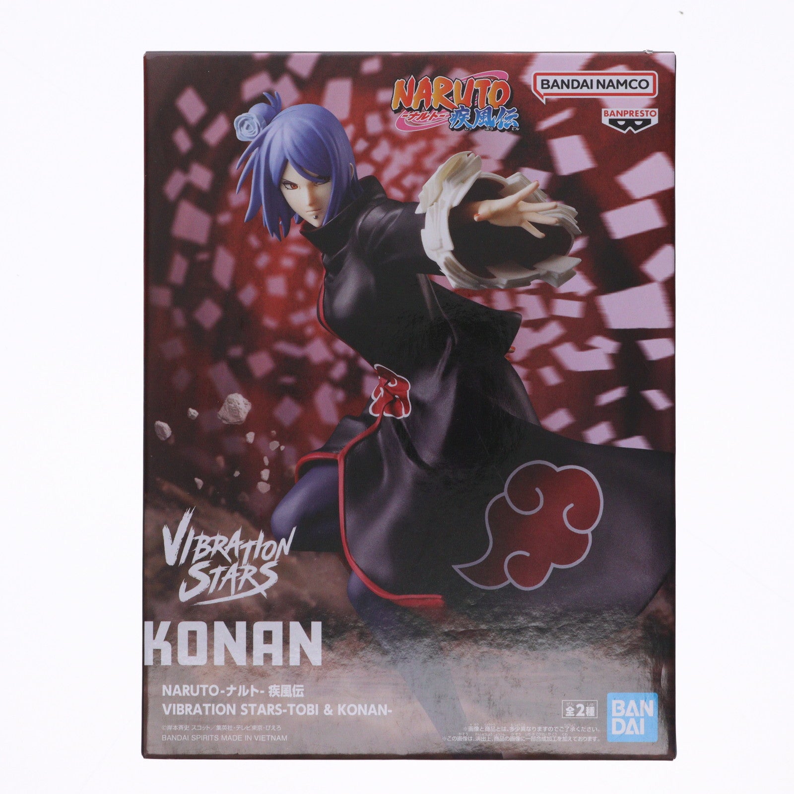 【中古即納】[FIG] 小南(こなん) NARUTO-ナルト- 疾風伝 VIBRATION STARS-TOBI & KONAN- フィギュア プライズ(2750801) バンプレスト(20250604)