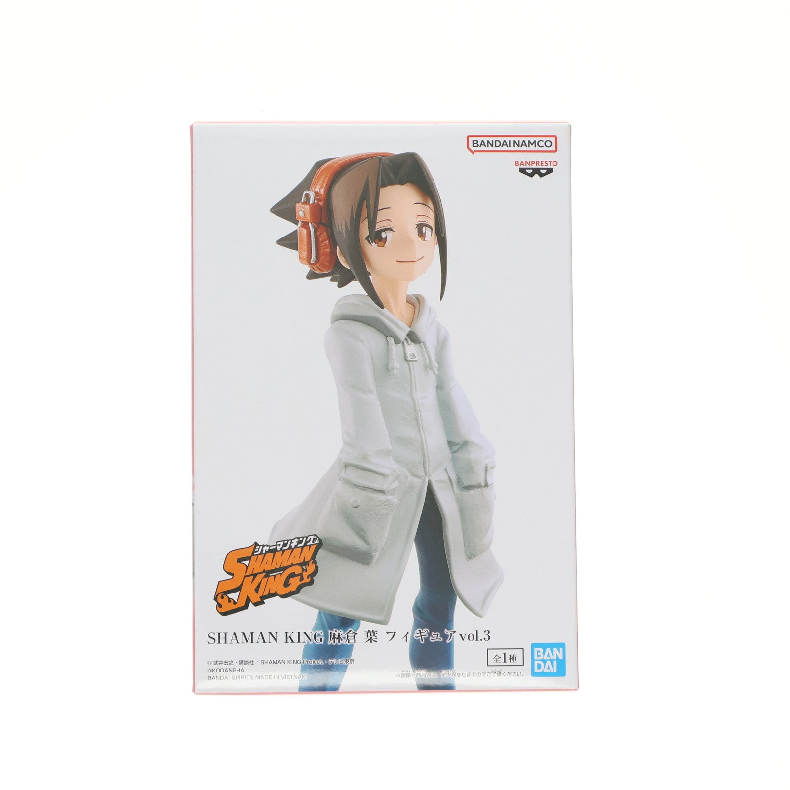 【中古即納】[FIG] 麻倉葉(あさくらよう) SHAMAN KING(シャーマンキング) vol.3 フィギュア プライズ(2608759) バンプレスト(20221220)