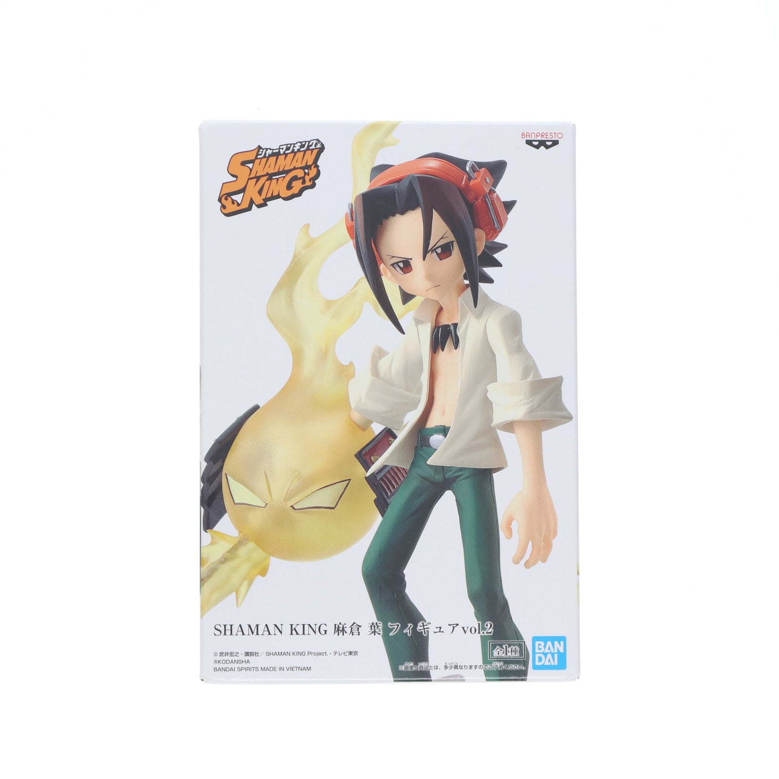 【中古即納】[FIG] 麻倉葉(あさくらよう) SHAMAN KING(シャーマンキング) フィギュアvol.2 プライズ(2592398) バンプレスト(20220630)