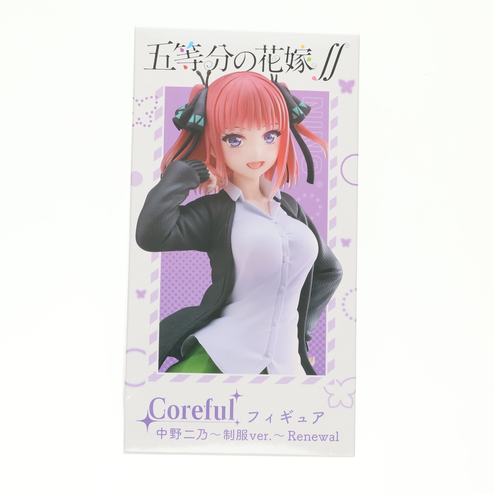 【中古即納】[FIG] 中野二乃(なかのにの) 五等分の花嫁∬ Coreful フィギュア 中野二乃～制服ver.～ Renewal プライズ(451661800) タイトー(20220620)