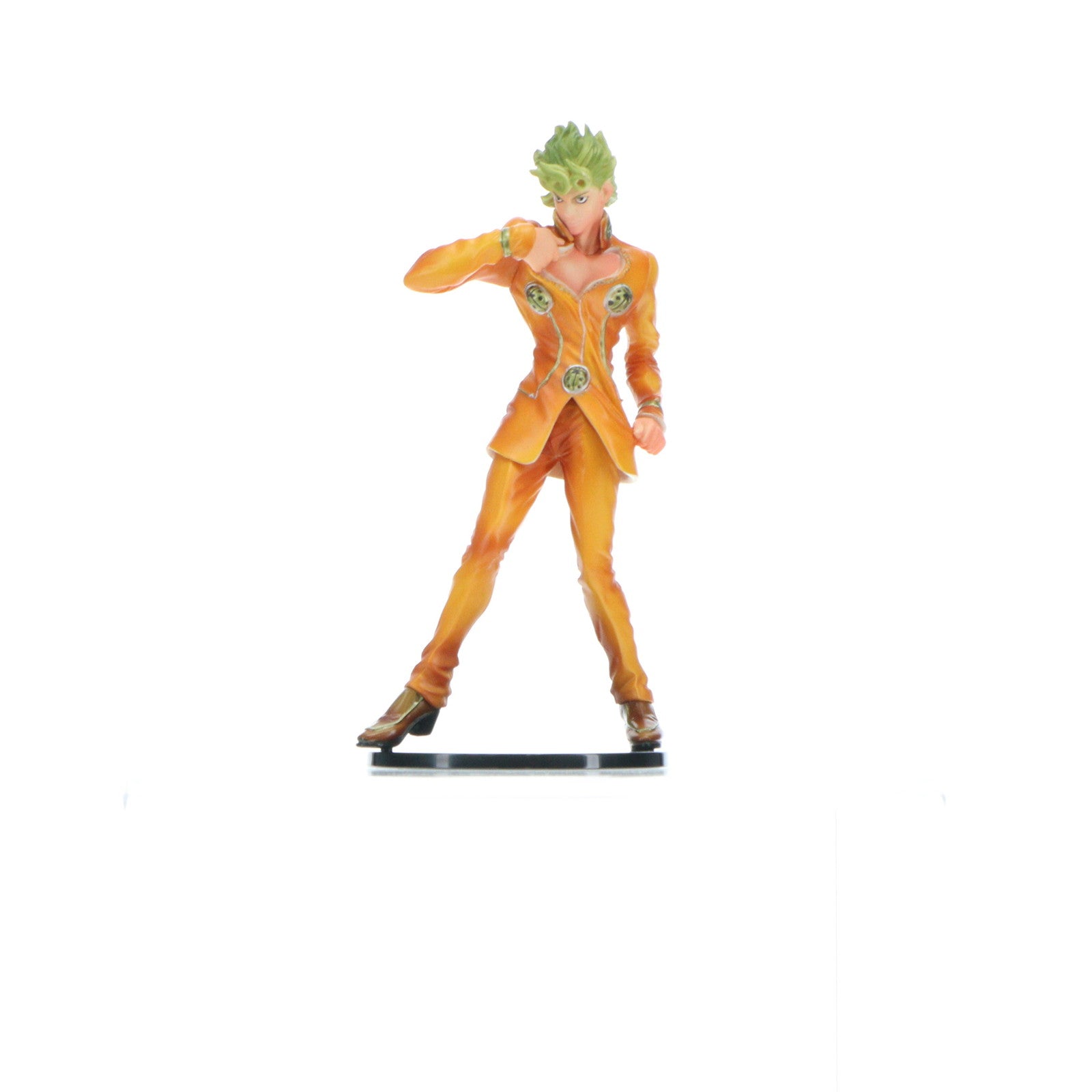 【中古即納】[FIG] ジョルノ・ジョバァーナ ジョジョの奇妙な冒険 第五部 黄金の風 DX組立式フィギュアポージング～ジョルノ・ジョバァーナ～ プライズ バンプレスト(20101231)