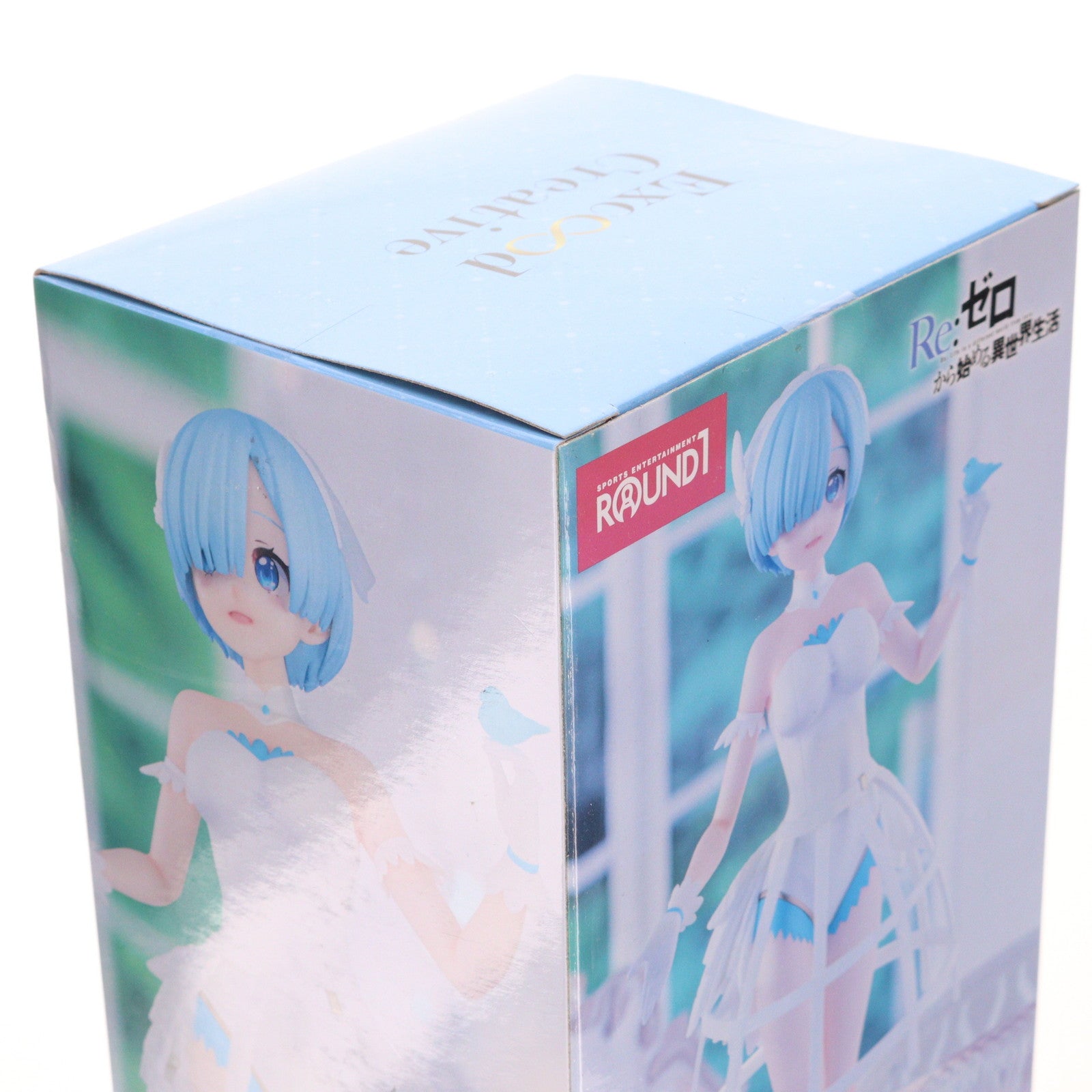 【中古即納】[FIG] ラウンドワン限定 レム Re:ゼロから始める異世界生活 Exc∞d Creative Figure-レム・鳥籠ドレス- フィギュア プライズ フリュー(20241231)
