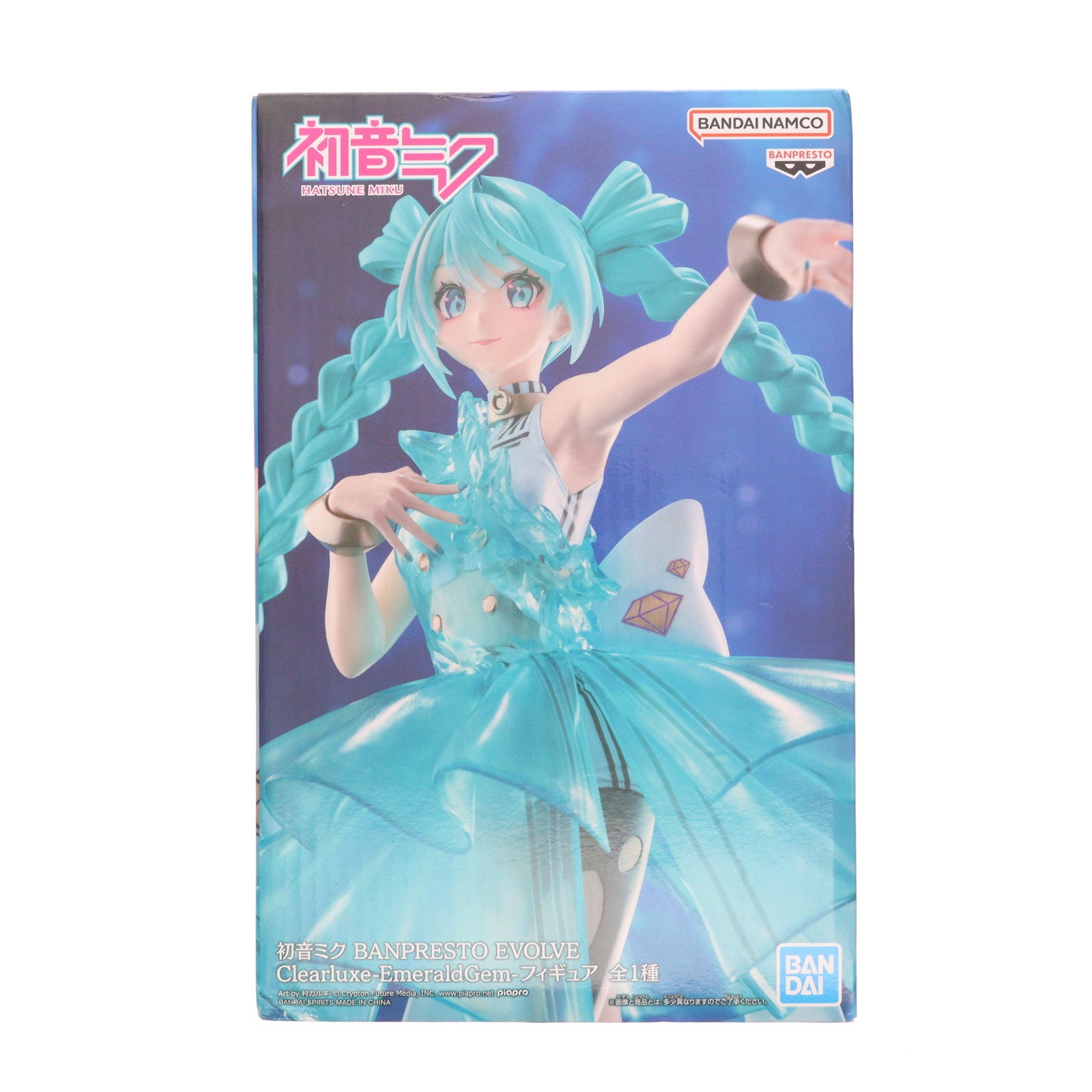 【中古即納】[FIG] 初音ミク BANPRESTO EVOLVE Clearluxe-EmeraldGem-フィギュア プライズ(2784575) バンプレスト(20251028)
