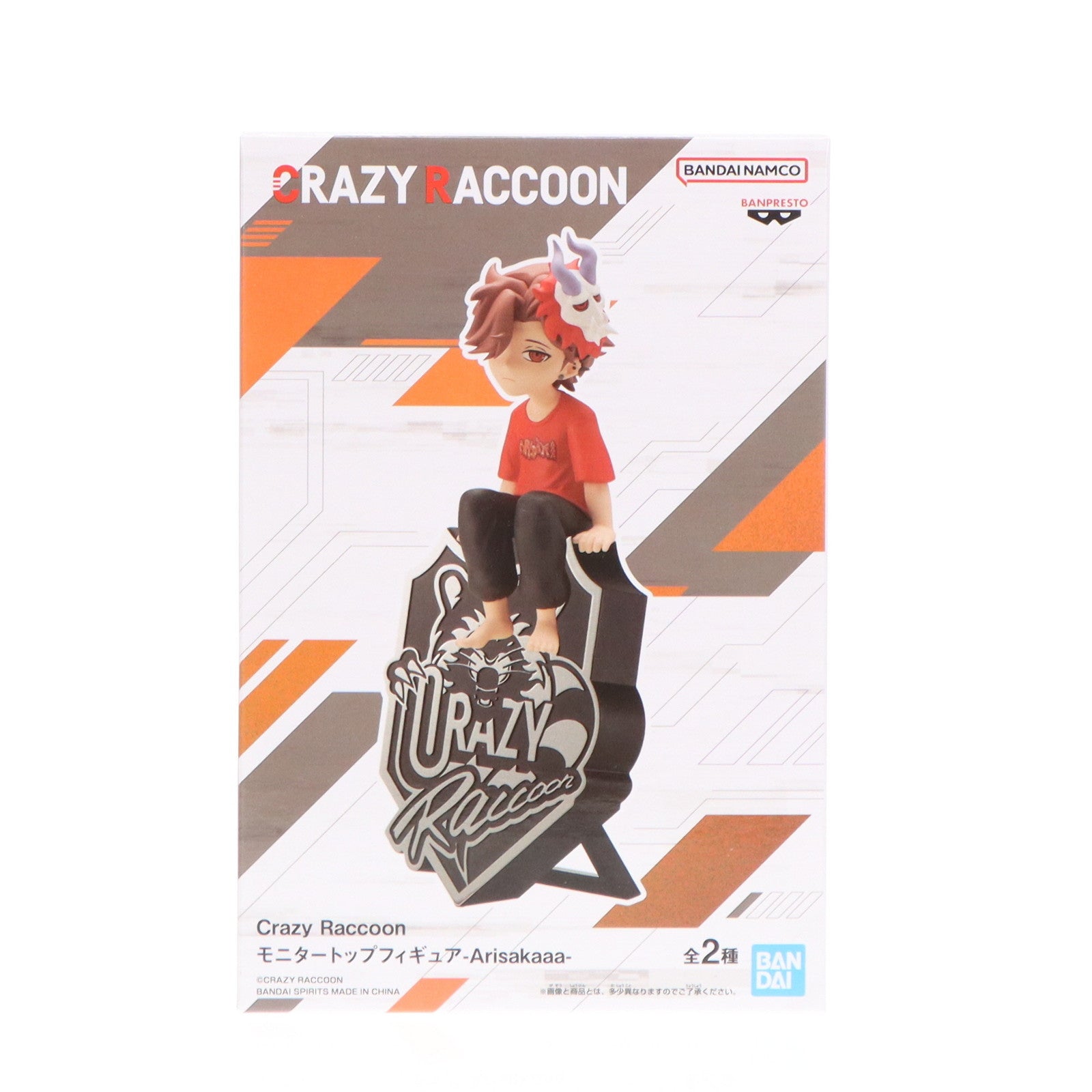 【中古即納】[FIG] Arisakaaa(ありさか) B(Tシャツレッド) Crazy Raccoon(クレイジーラクーン) モニタートップフィギュア-Arisakaaa- プライズ(2707324) バンプレスト(20240930)