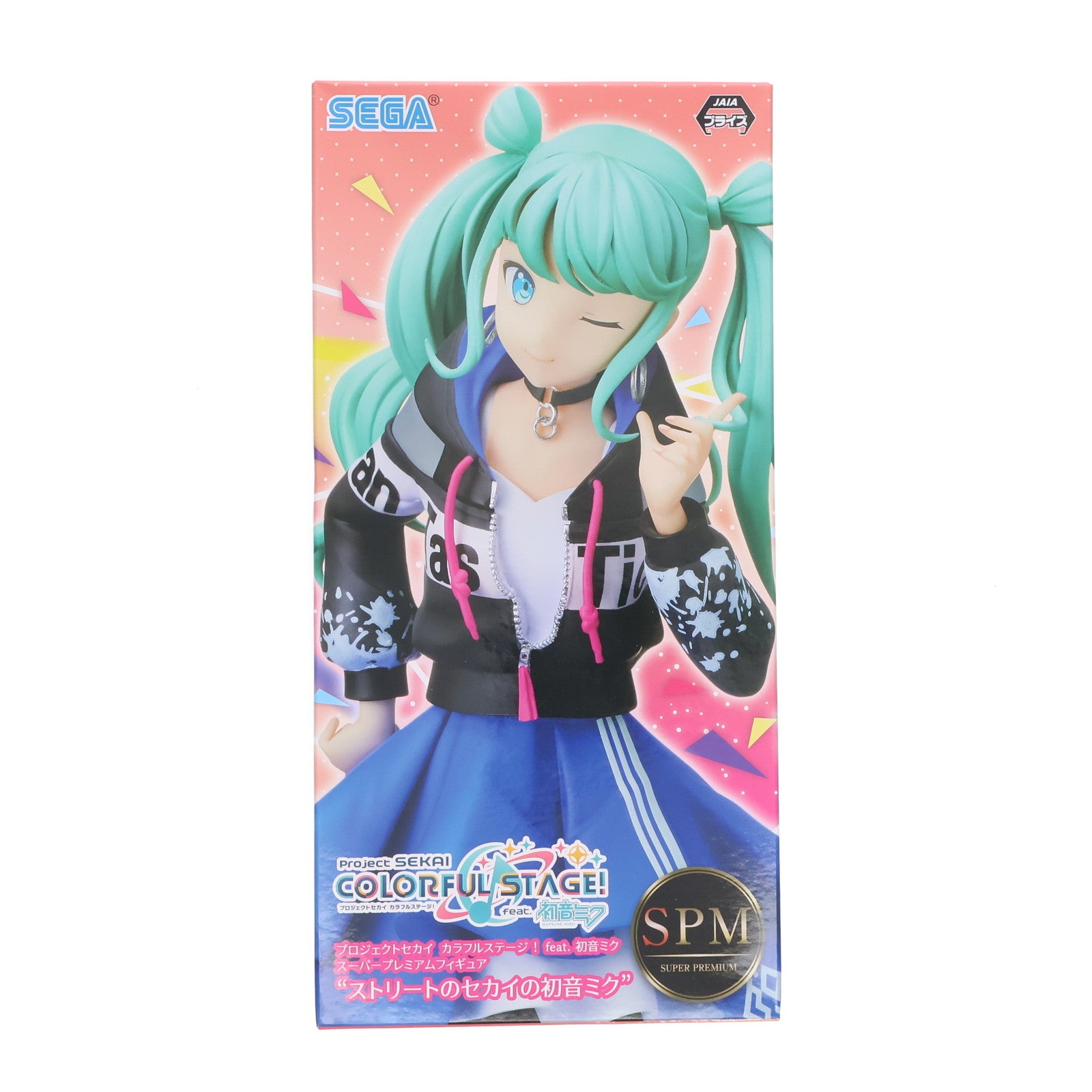 【中古即納】[FIG] ストリートのセカイの初音ミク プロジェクトセカイ カラフルステージ! feat.初音ミク スーパープレミアムフィギュア『ストリートのセカイの初音ミク』 プライズ(1056128) セガ(20220228)