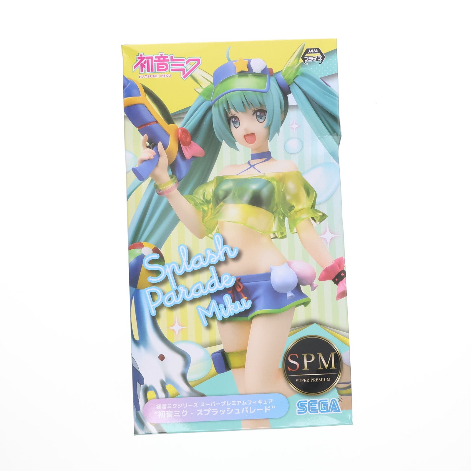 【中古即納】[FIG] 初音ミク-スプラッシュパレード キャラクター・ボーカル・シリーズ01 初音ミク スーパープレミアムフィギュア プライズ(1052356) セガ(20210831)