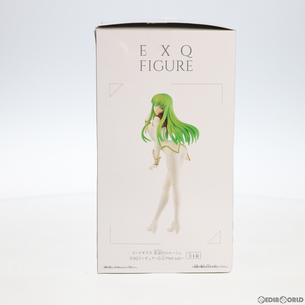 【中古即納】[FIG] C.C.(シーツー) コードギアス 反逆のルルーシュ EXQフィギュア～C.C. Pilot suit～ プライズ(38405) バンプレスト(20180619)