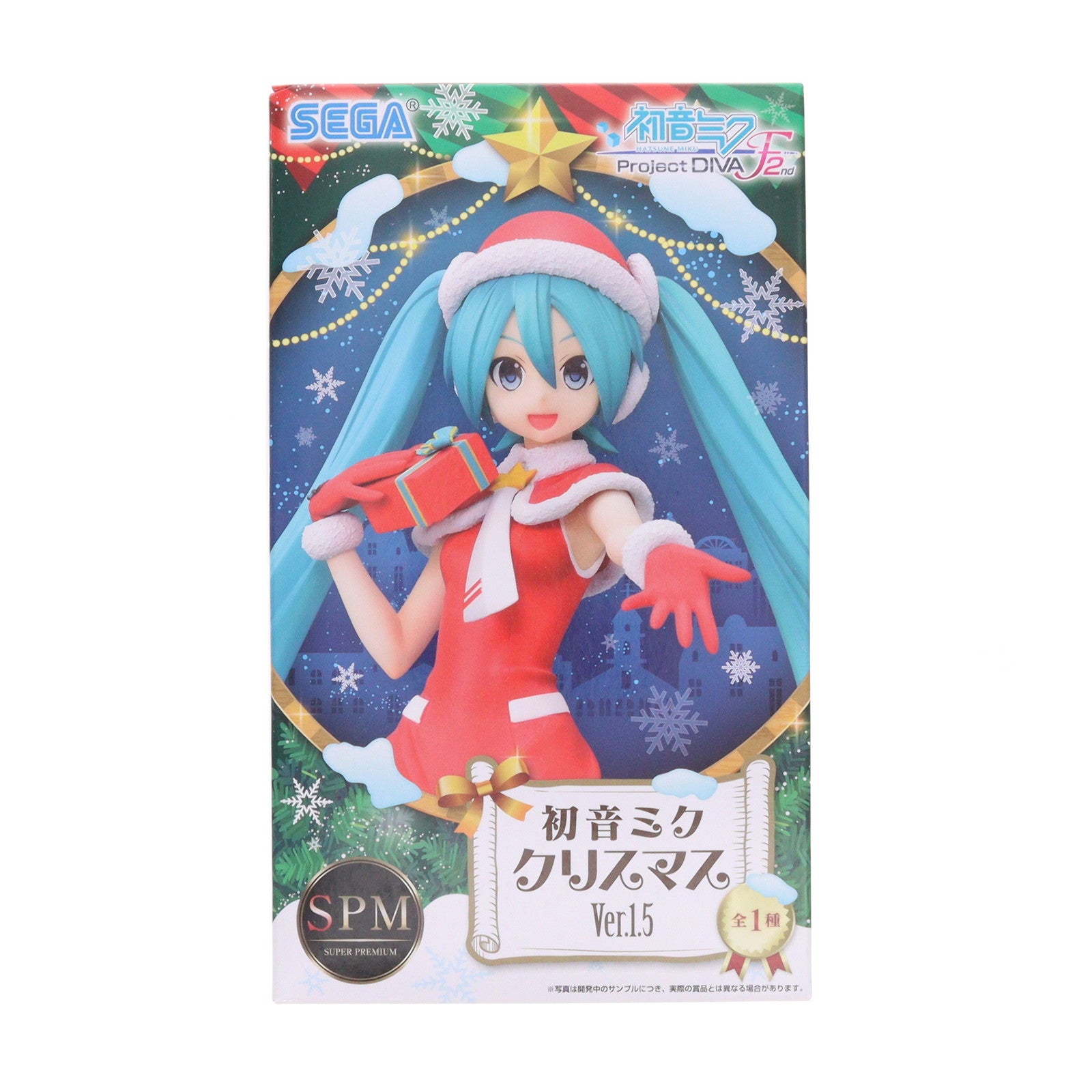 【中古即納】[FIG] 初音ミク クリスマス Ver.1.5 初音ミク -Project DIVA-F 2nd スーパープレミアムフィギュア プライズ(1022290) セガ(20171020)