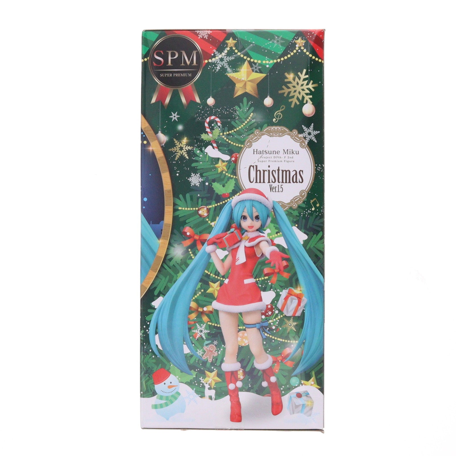 【中古即納】[FIG] 初音ミク クリスマス Ver.1.5 初音ミク -Project DIVA-F 2nd スーパープレミアムフィギュア プライズ(1022290) セガ(20171020)