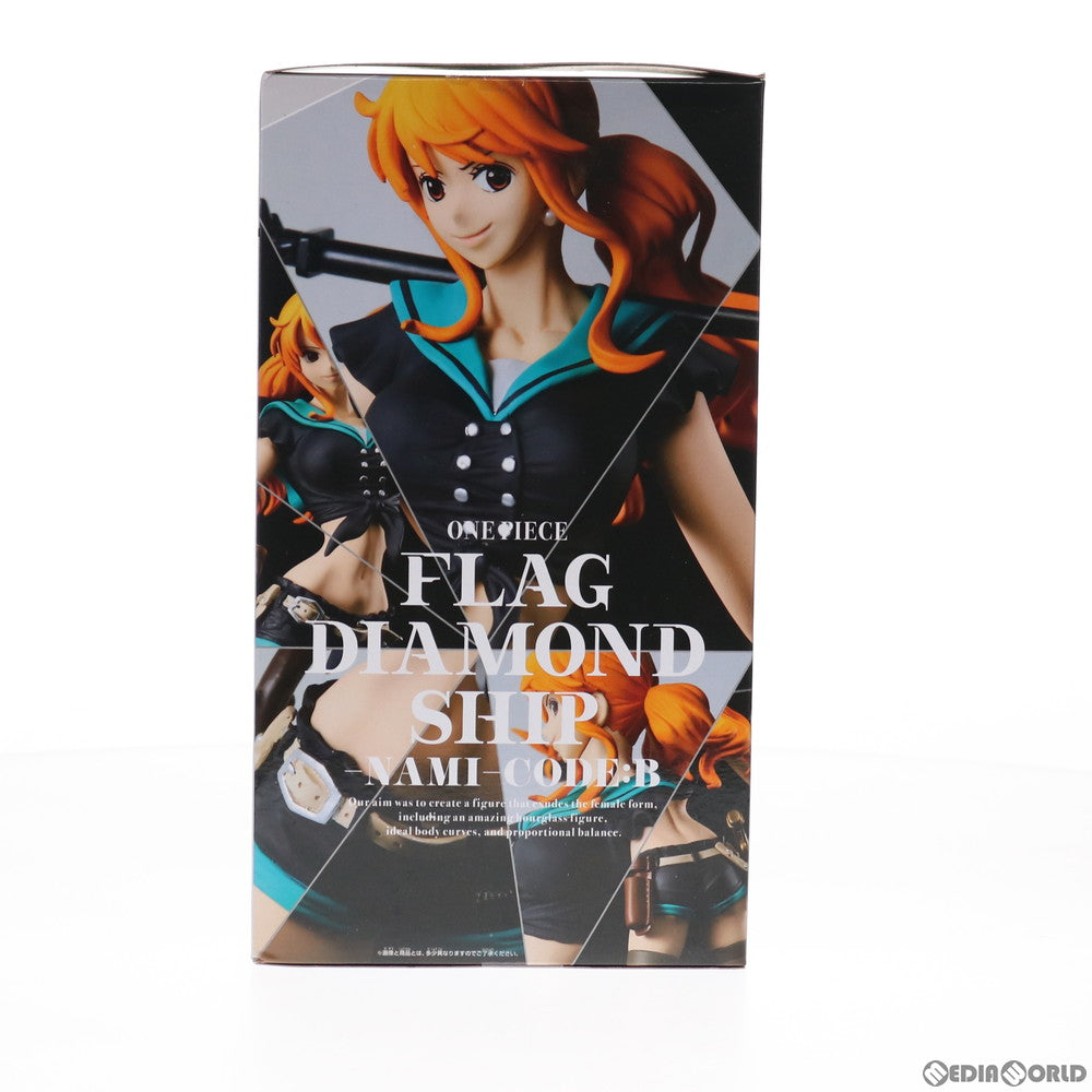 【中古即納】[FIG] ナミ ワンピース FLAG DIAMOND SHIP -NAMI-CODE:B ONE PIECE フィギュア プライズ(38334) バンプレスト(20180522)