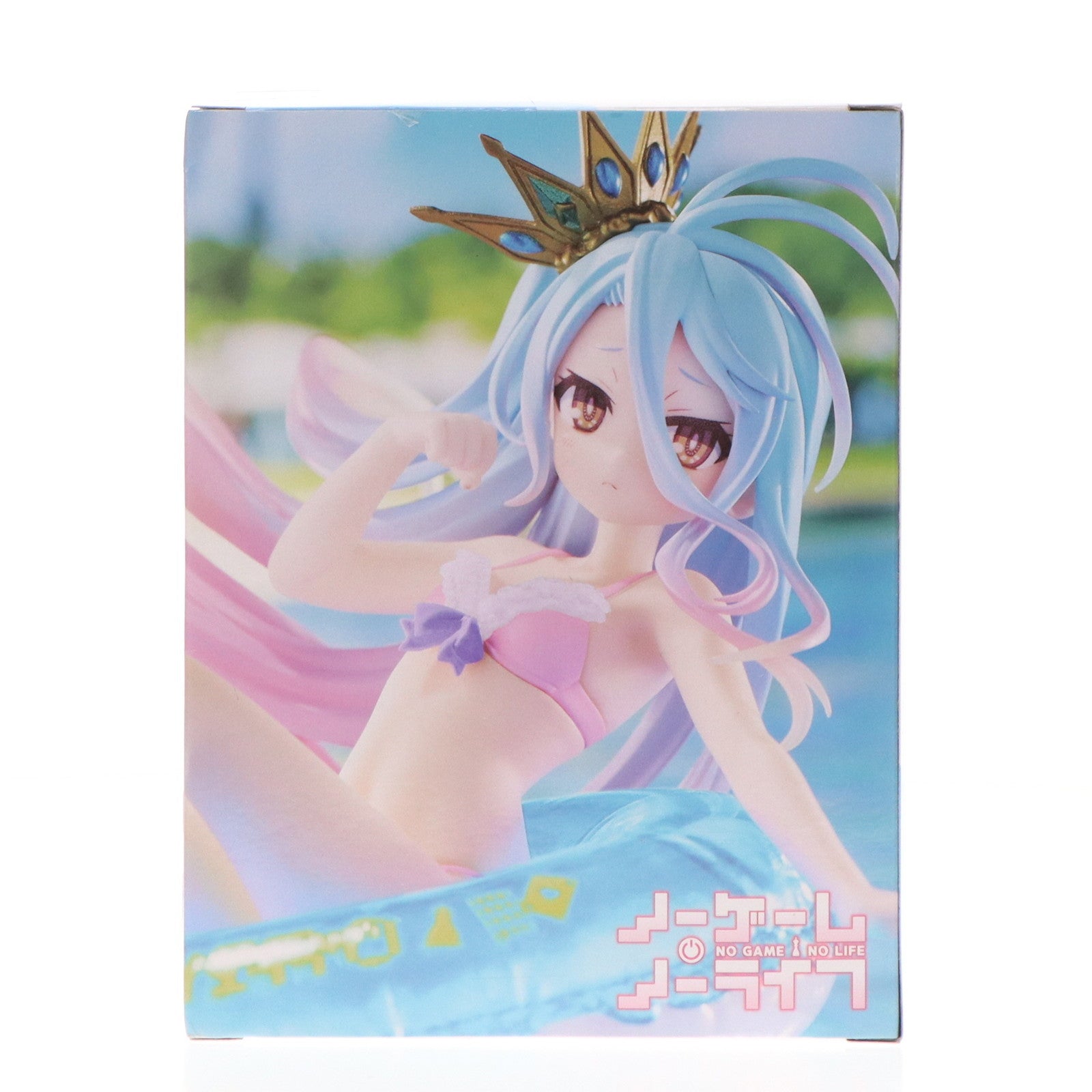 【中古即納】[FIG] 白(しろ) ノーゲーム・ノーライフ Aqua Float Girlsフィギュア 白 Renewal プライズ(451779300) タイトー(20240810)
