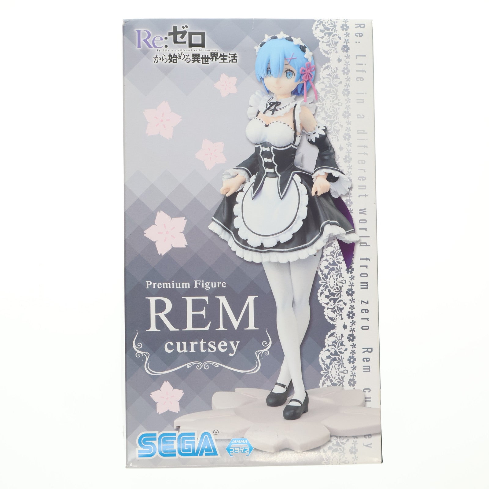 【中古即納】[FIG] レム curtsey Re:ゼロから始める異世界生活 プレミアムフィギュア プライズ(1025765) セガ(20180630)