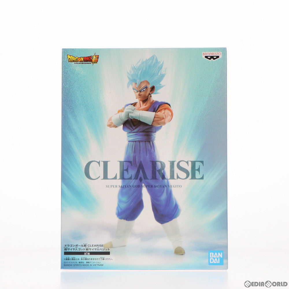 【中古即納】[FIG] 超サイヤ人ゴッド超サイヤ人ベジット ドラゴンボール超(スーパー) CLEARISE 超サイヤ人ゴッド超サイヤ人ベジット フィギュア プライズ(2567994) バンプレスト(20211130)
