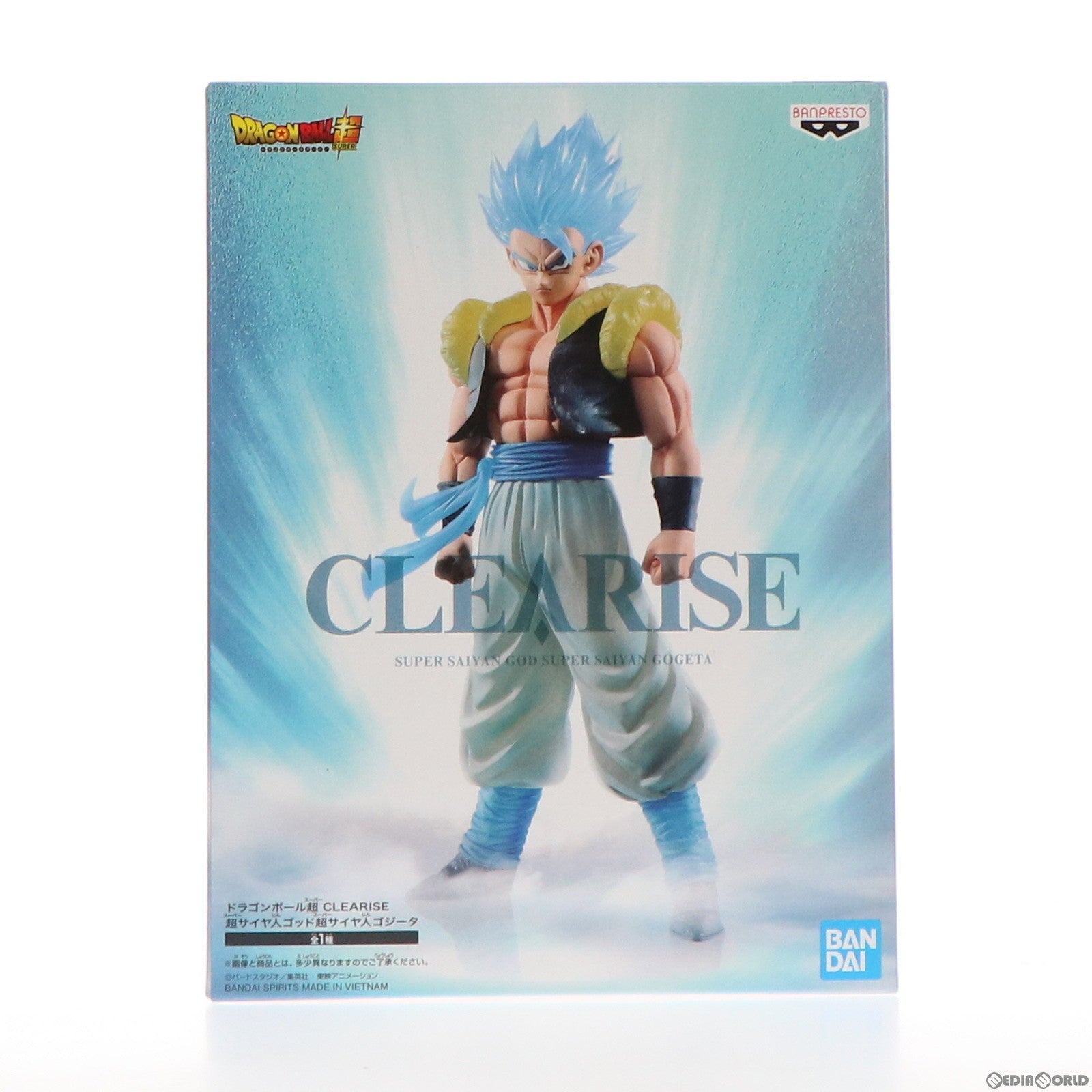 【中古即納】[FIG] CLEARISE 超サイヤ人ゴッド超サイヤ人ゴジータ ドラゴンボール超(スーパー) フィギュア プライズ(2567995) バンプレスト(20211220)