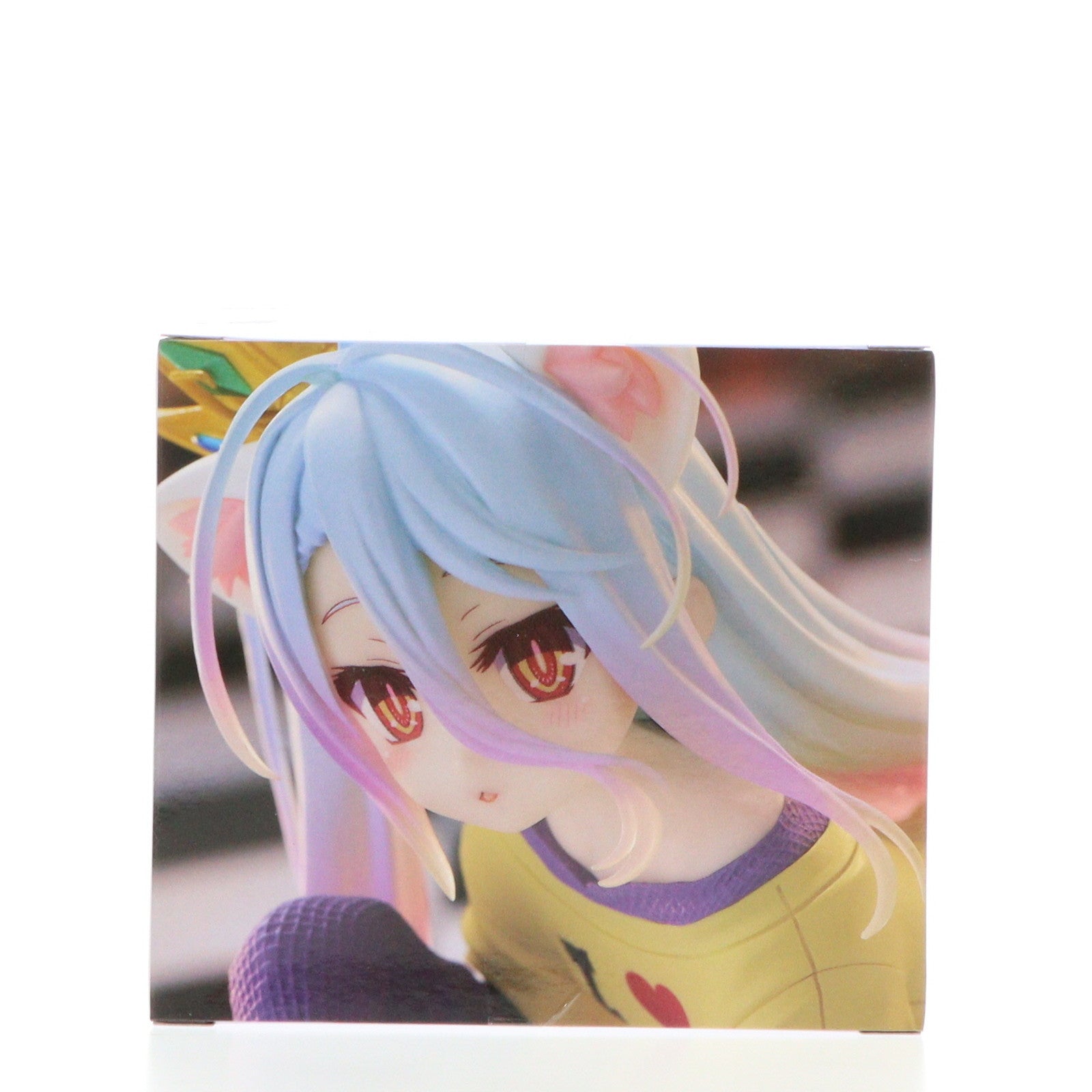【中古即納】[FIG] 白(しろ) ノーゲーム・ノーライフ Desktop Cute フィギュア 白～猫耳Tシャツver.～ プライズ(451810000) タイトー(20241130)