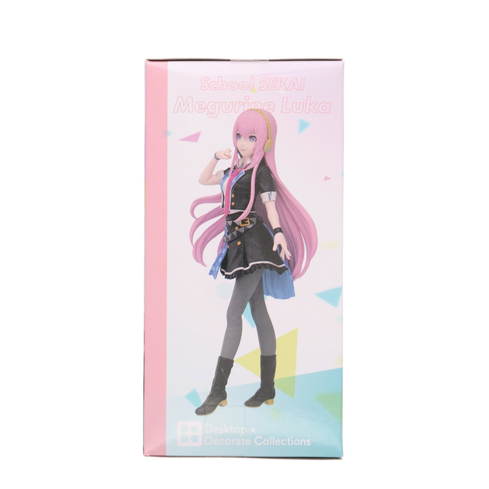 【中古即納】[FIG] 巡音ルカ(めぐりねるか) プロジェクトセカイ カラフルステージ! Feat.初音ミク Desktop×Decorate Collections『教室のセカイの巡音ルカ』 フィギュア プライズ(1119373) セガ(20250725)