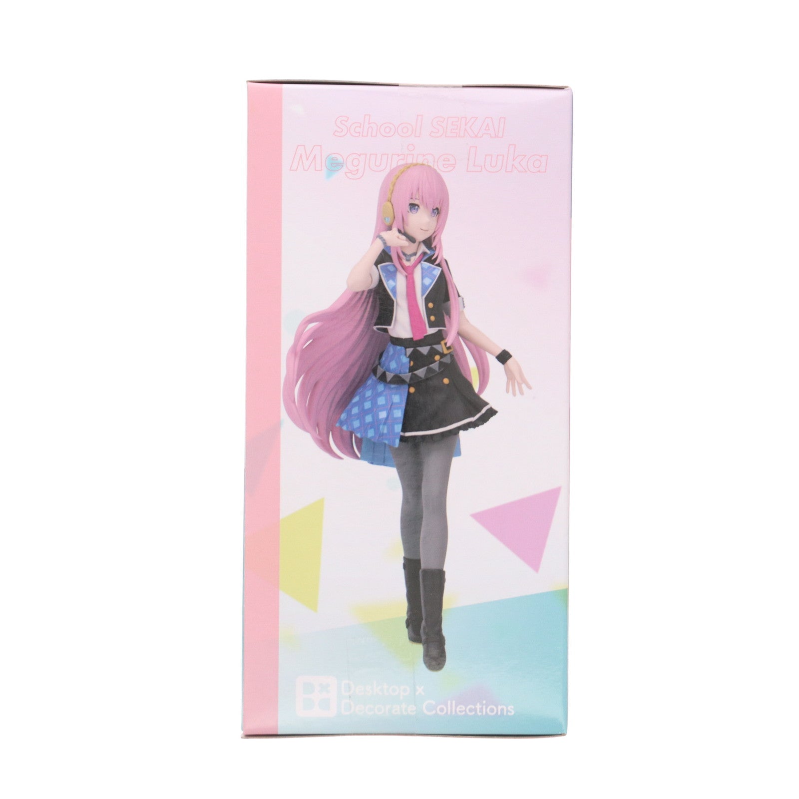 【中古即納】[FIG] 巡音ルカ(めぐりねるか) プロジェクトセカイ カラフルステージ! Feat.初音ミク Desktop×Decorate Collections『教室のセカイの巡音ルカ』 フィギュア プライズ(1119373) セガ(20250725)