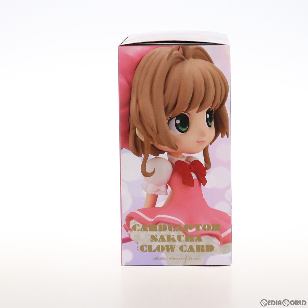 【中古即納】[FIG] 木之本桜(きのもとさくら) A(衣装濃) カードキャプターさくら クロウカード編 Q posket-木之本桜- フィギュア プライズ(2564770) バンプレスト(20211031)