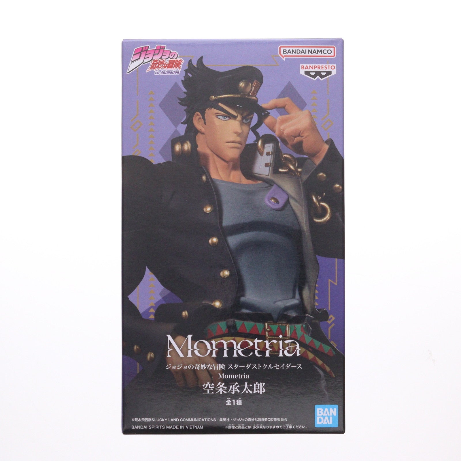 【中古即納】[FIG] 空条承太郎(くうじょうじょうたろう) ジョジョの奇妙な冒険 第三部 スターダストクルセイダース Mometria 空条承太郎 フィギュア プライズ(2778329) バンプレスト(20251028)