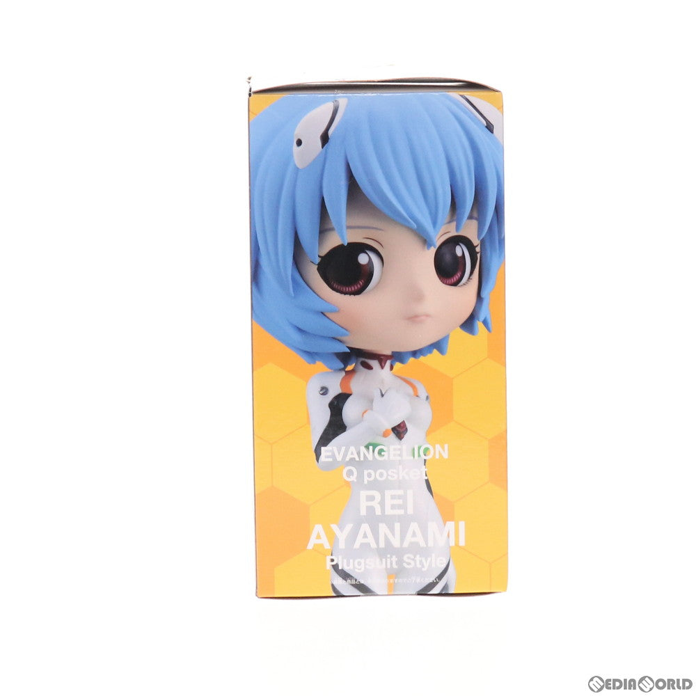 【中古即納】[FIG] 綾波レイ(ブルー) ヱヴァンゲリヲン新劇場版 Q posket-綾波レイ Plugsuit Style- フィギュア プライズ(82216) バンプレスト(20200620)