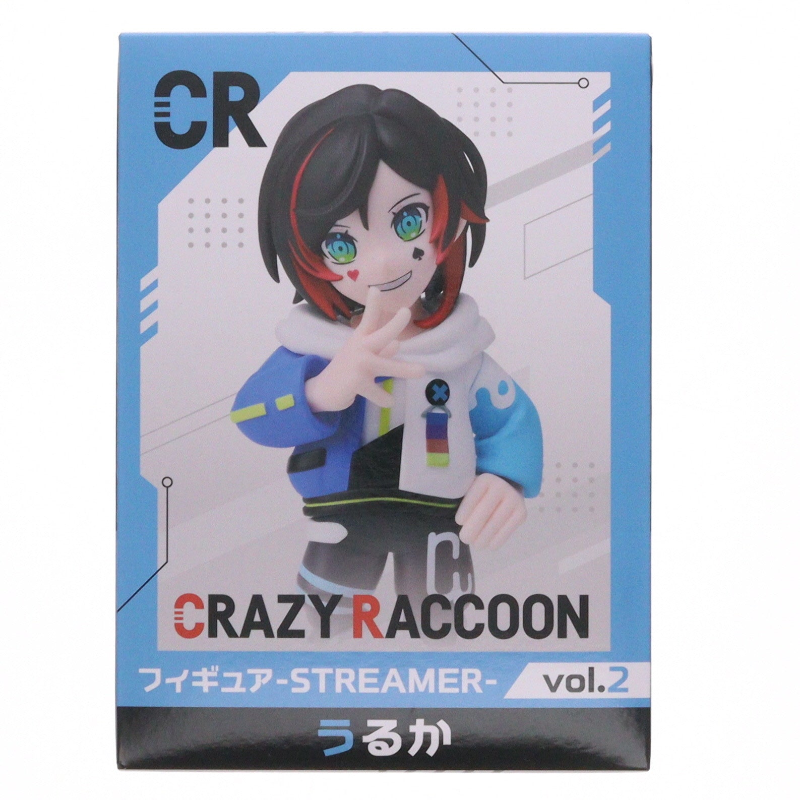 【中古即納】[FIG] GiGOグループ限定 うるか Crazy Raccoon(クレイジーラクーン) フィギュア-STREAMER-Vol.2 ～GiGOグループのお店限定～ プライズ フクヤ(20251018)