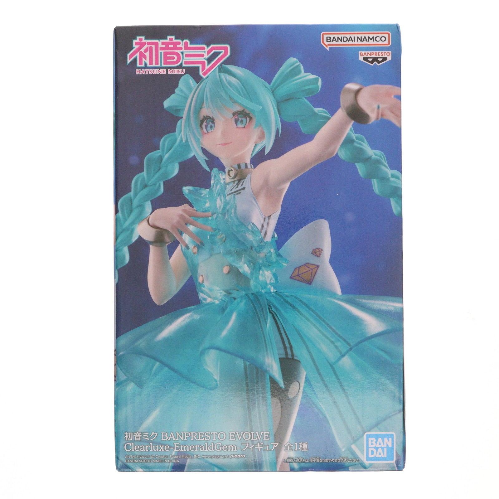 【中古即納】[FIG] 初音ミク BANPRESTO EVOLVE Clearluxe-EmeraldGem-フィギュア プライズ(2784575) バンプレスト(20251028)