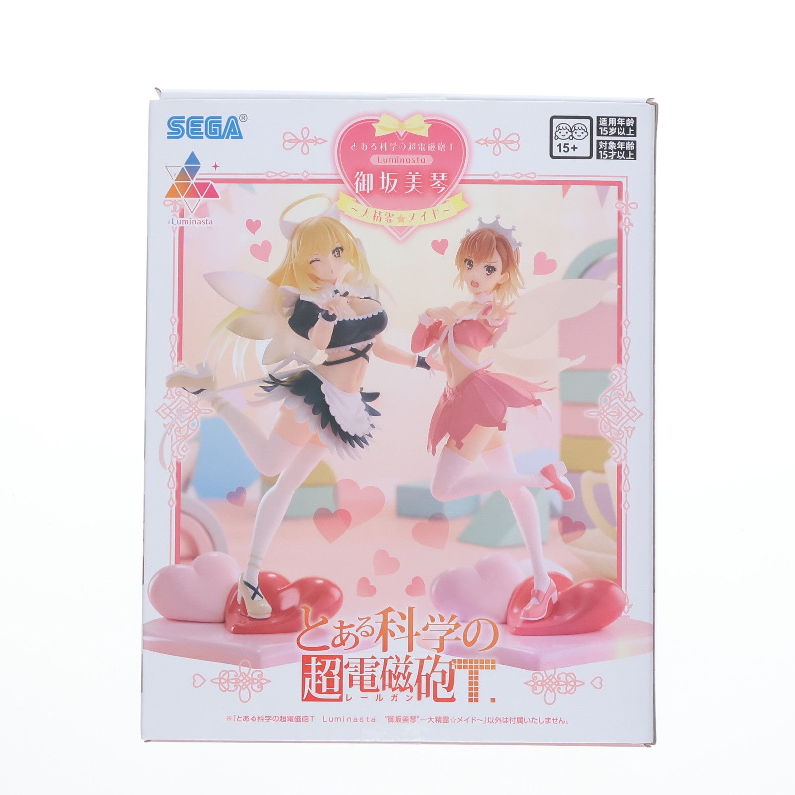 【中古即納】[FIG] 御坂美琴(みさかみこと) とある科学の超電磁砲T Luminasta『御坂美琴』～大精霊☆メイド～ フィギュア プライズ(1120945) セガ(20251030)