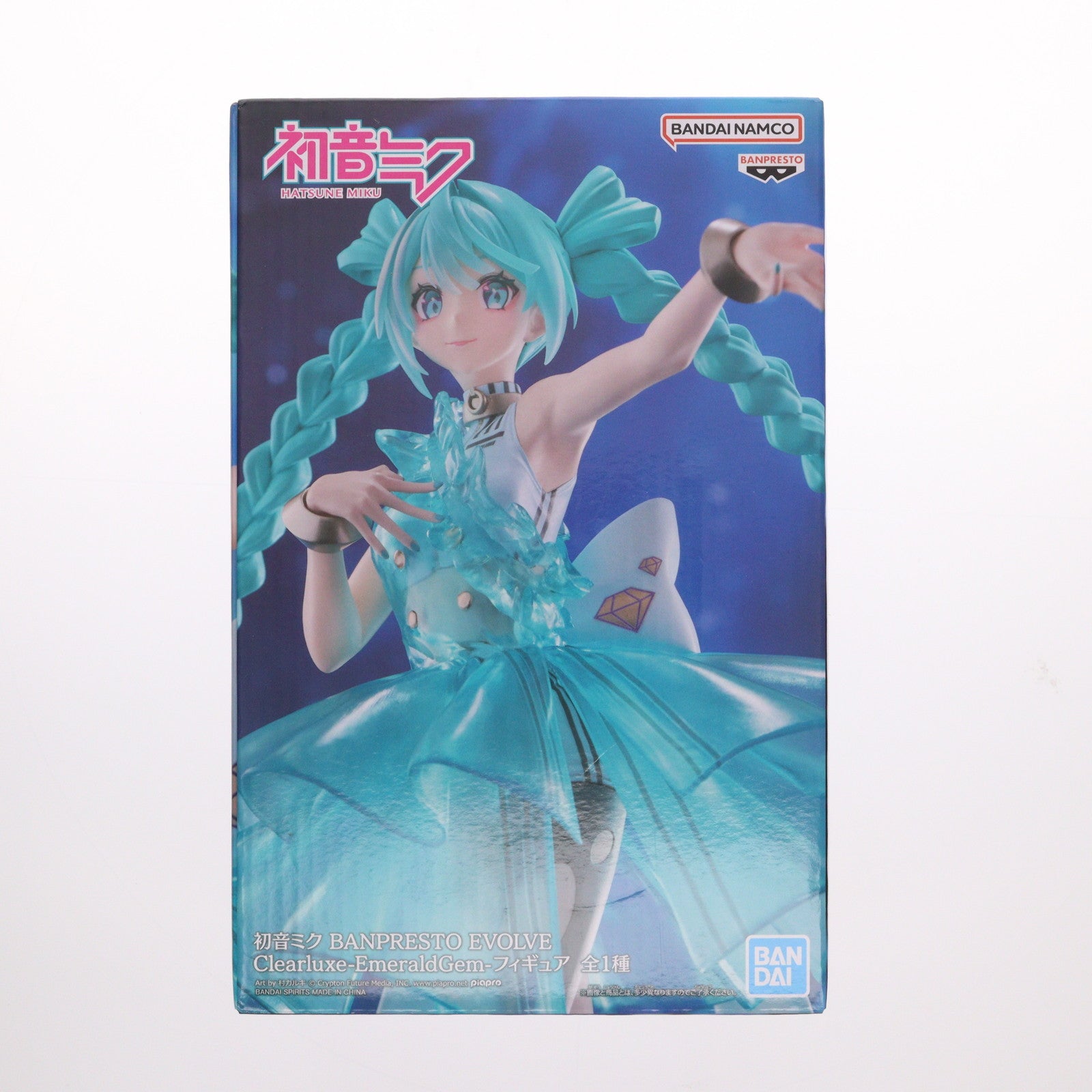 【中古即納】[FIG] 初音ミク BANPRESTO EVOLVE Clearluxe-EmeraldGem-フィギュア プライズ(2784575) バンプレスト(20251028)