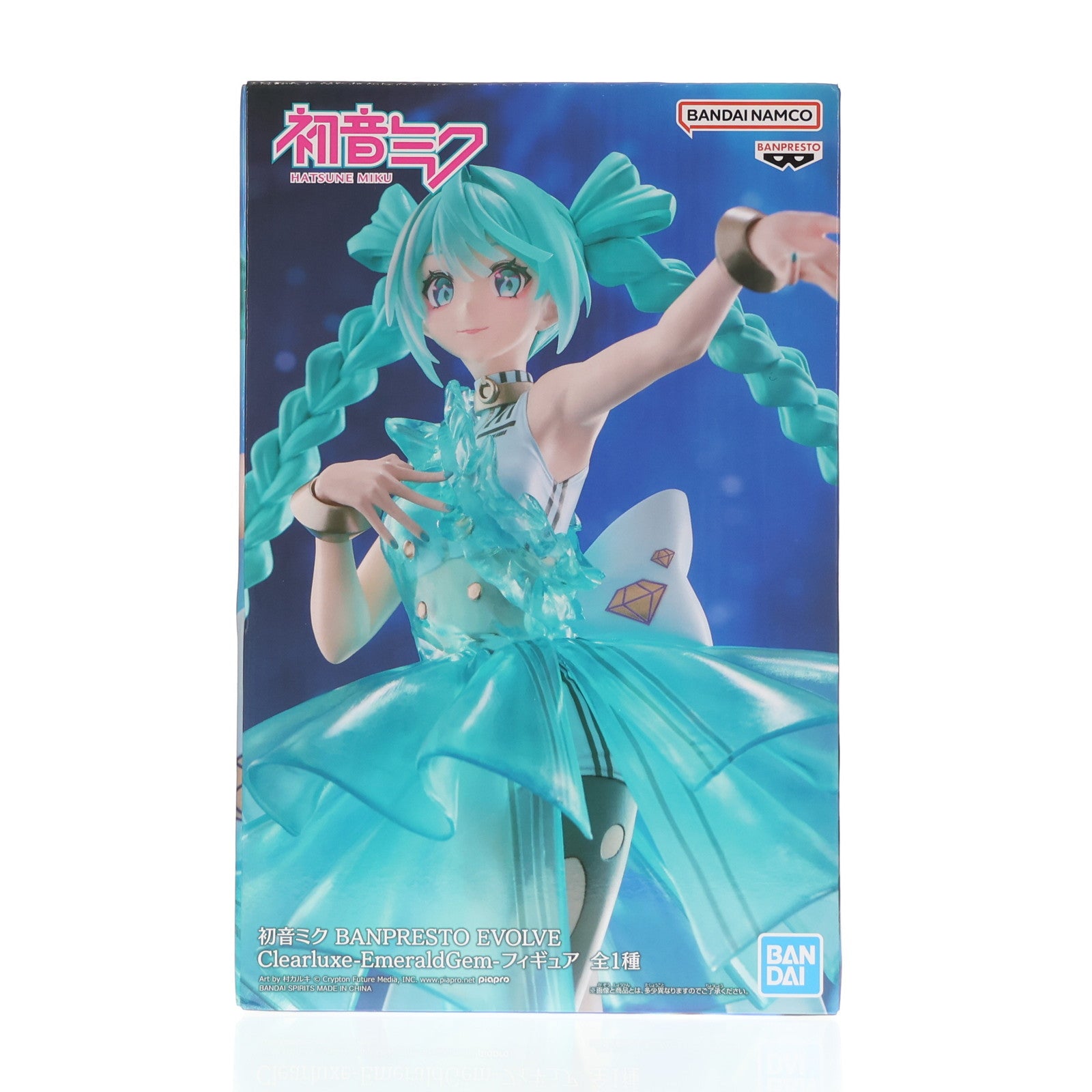 【中古即納】[FIG] 初音ミク BANPRESTO EVOLVE Clearluxe-EmeraldGem-フィギュア プライズ(2784575) バンプレスト(20251028)