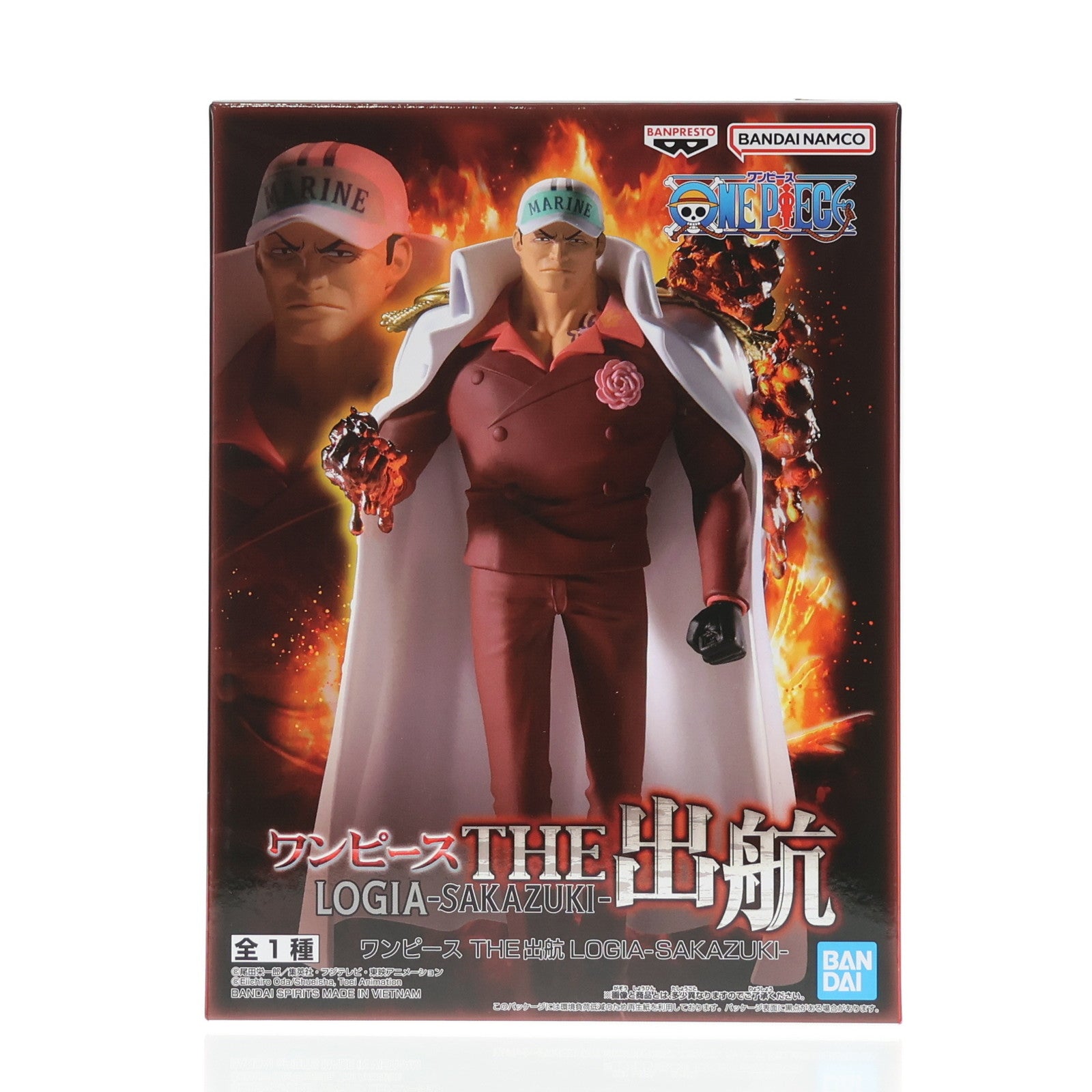 【中古即納】[FIG] サカズキ(赤犬) ワンピース THE出航 LOGIA-SAKAZUKI- ONE PIECE フィギュア プライズ(2776602) バンプレスト(20251113)