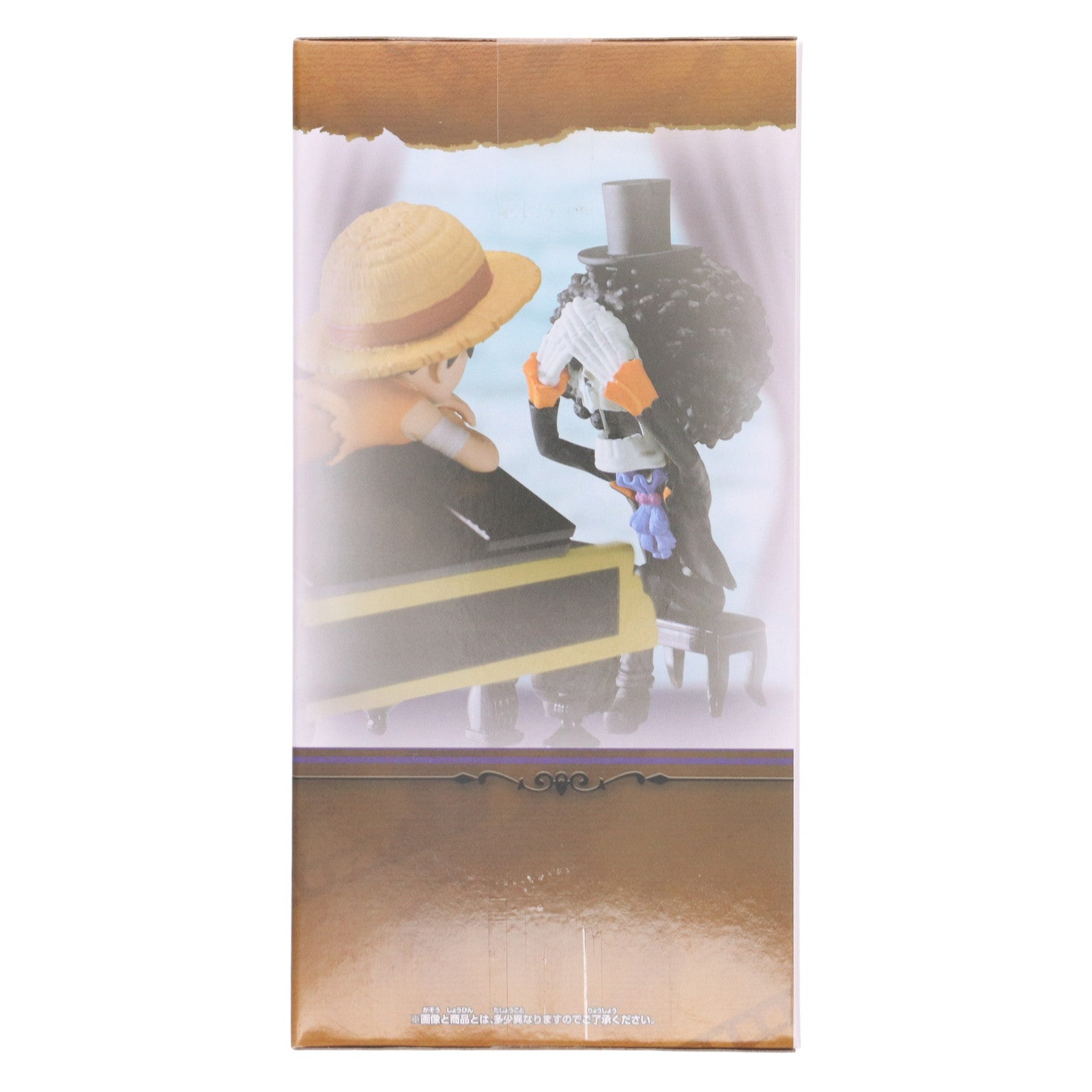 【中古即納】[FIG] モンキー・D・ルフィ&ブルック ワンピース ワールドコレクタブルフィギュア ログストーリーズ-モンキー・D・ルフィ&ブルック-「そうですか……!!! 彼は元気ですか………!!!」 ONE PIECE プライズ(2752954) バンプレスト(20250911)