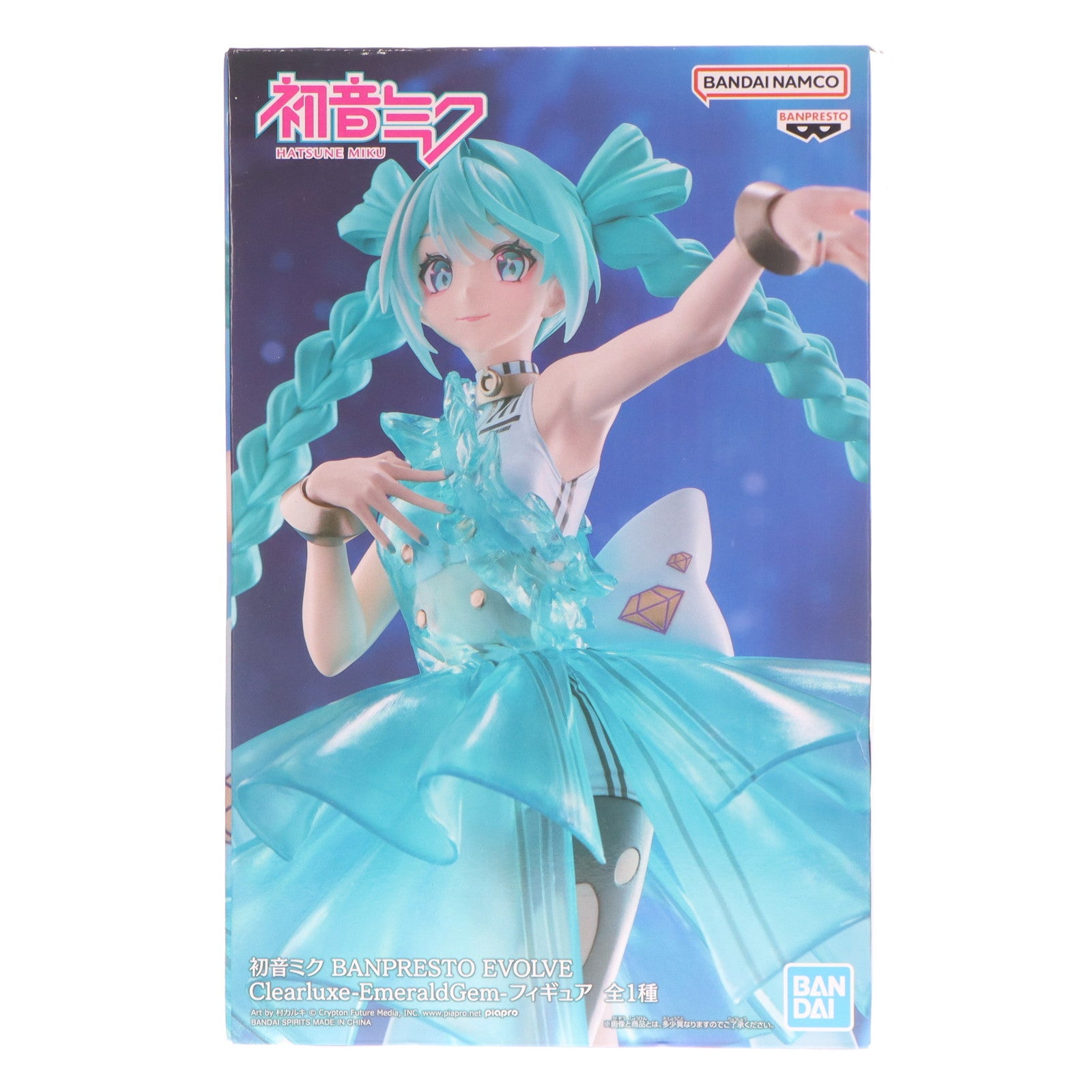【中古即納】[FIG] 初音ミク BANPRESTO EVOLVE Clearluxe-EmeraldGem-フィギュア プライズ(2784575) バンプレスト(20251028)