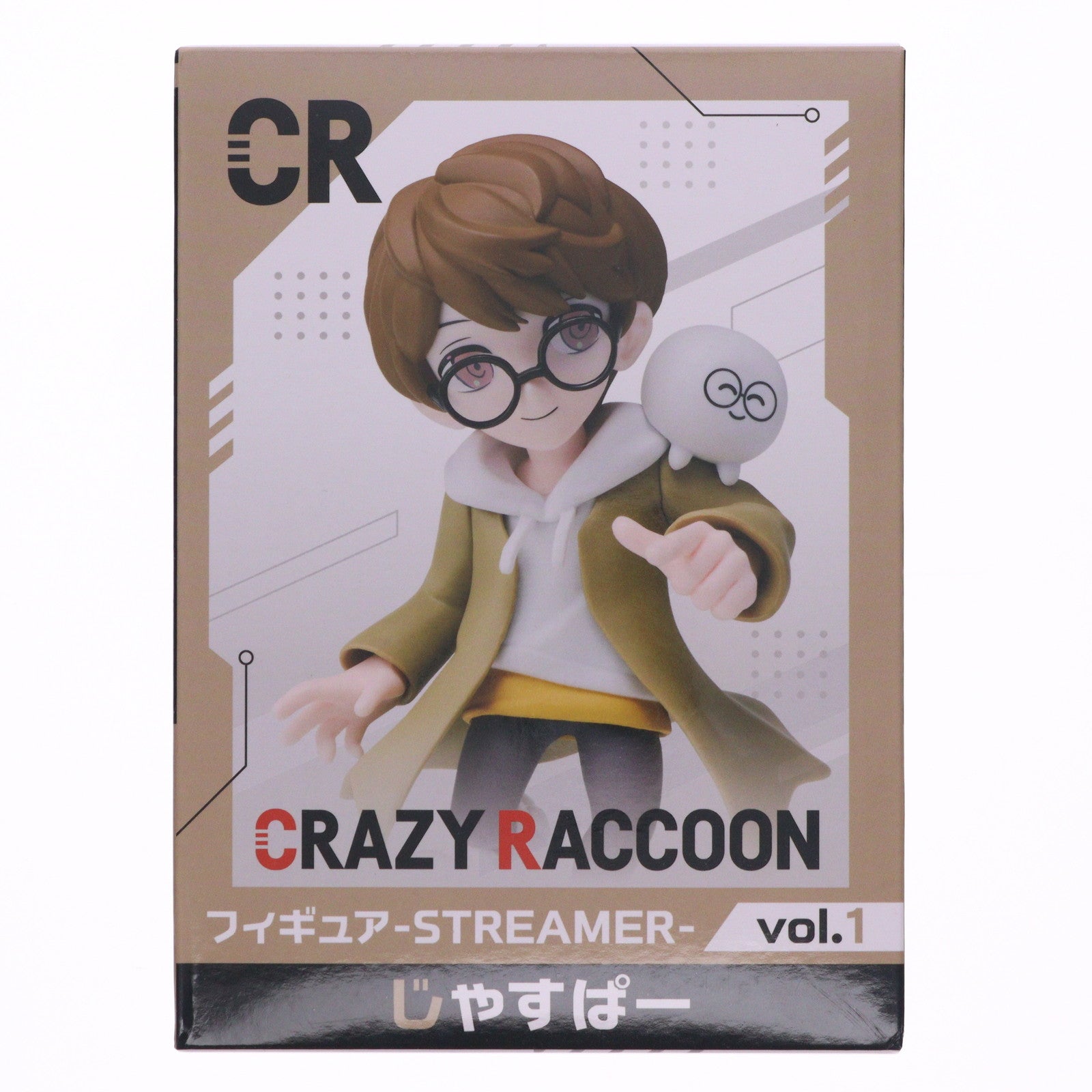 【中古即納】[FIG] GiGOグループ限定 じゃすぱー Crazy Raccoon(クレイジーラクーン) フィギュア-STREAMER-Vol.1 ～GiGOグループのお店限定～ プライズ フクヤ(20251004)