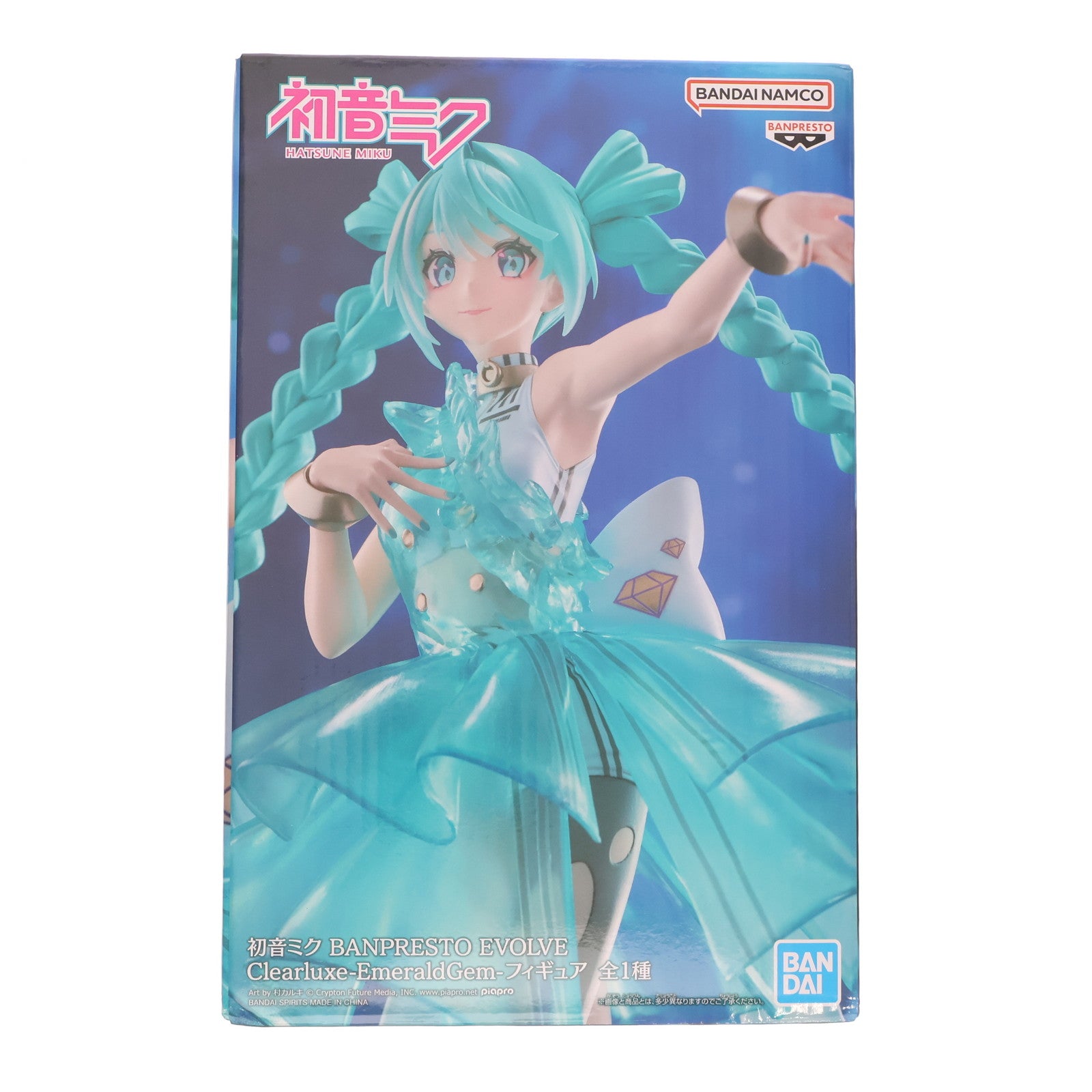 【中古即納】[FIG] 初音ミク BANPRESTO EVOLVE Clearluxe-EmeraldGem-フィギュア プライズ(2784575) バンプレスト(20251028)
