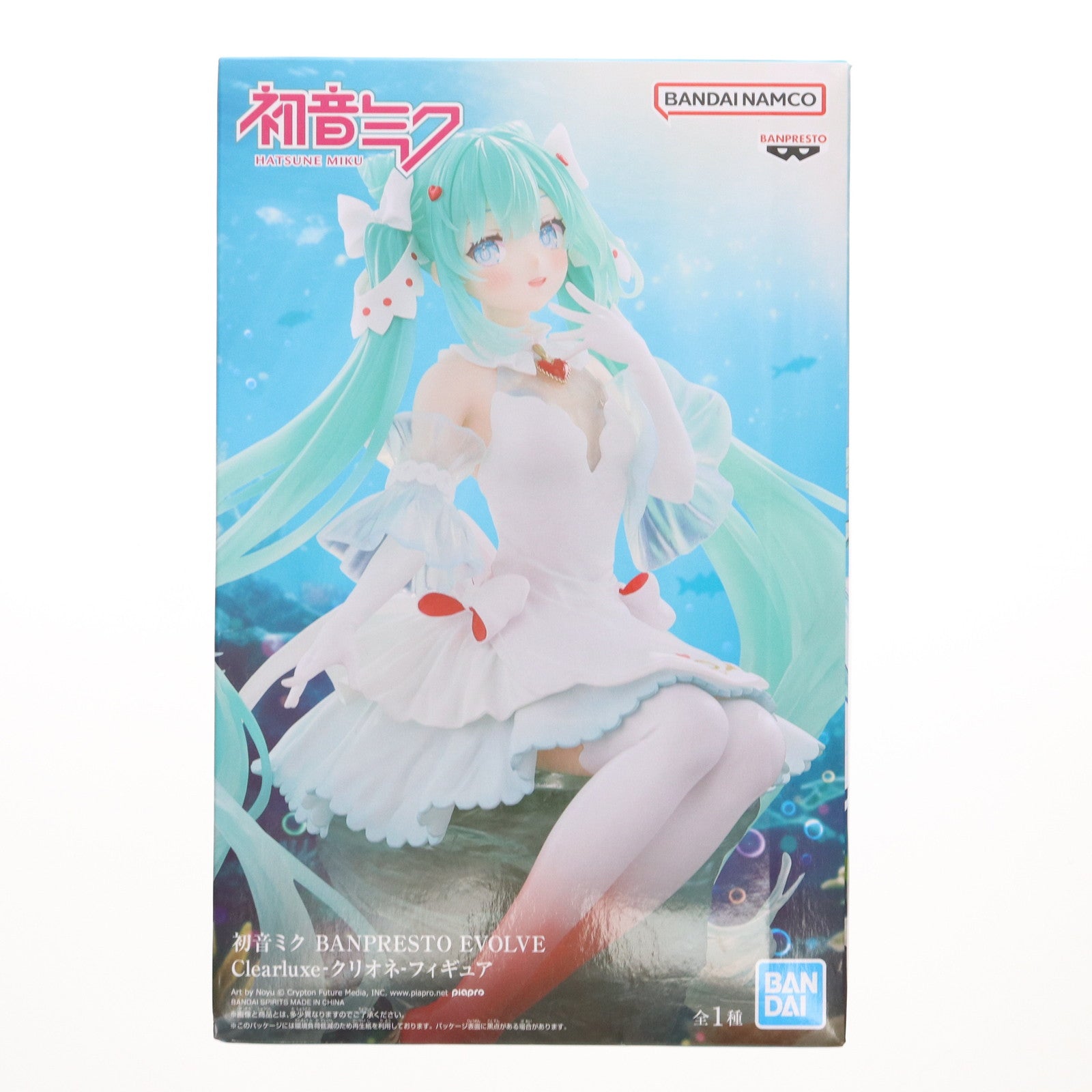 【中古即納】[FIG] 初音ミク キャラクター・ボーカル・シリーズ01 初音ミク BANPRESTO EVOLVE Clearluxe-クリオネ-フィギュア プライズ(2789760) バンプレスト(20250827)