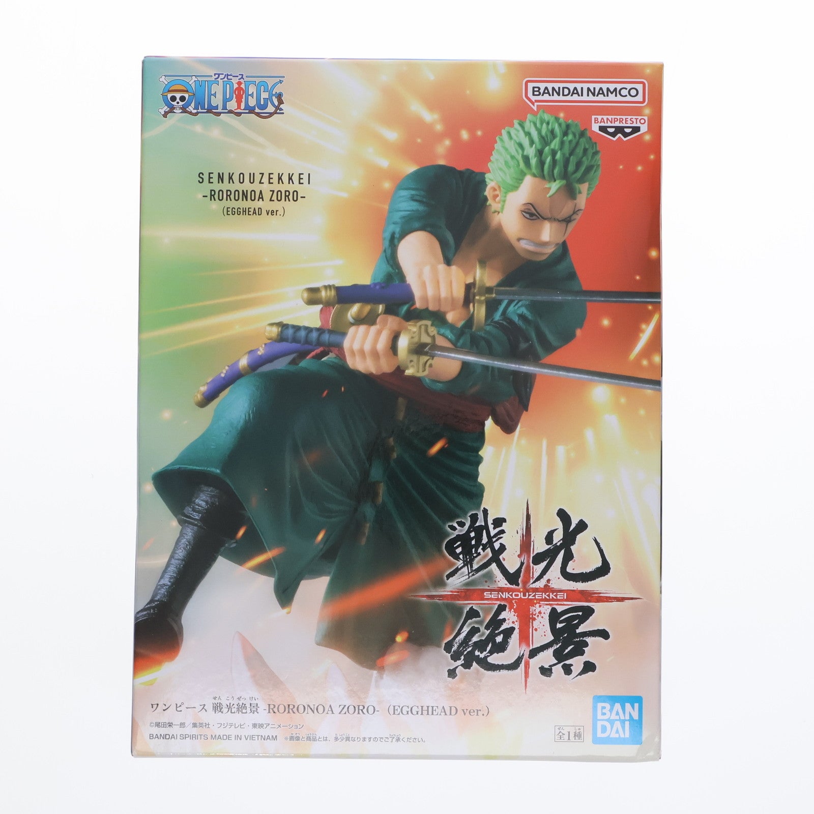 【中古即納】[FIG] ロロノア・ゾロ ワンピース 戦光絶景-RORONOA ZORO-(EGGHEAD ver.) ONE PIECE フィギュア プライズ(2761770) バンプレスト(20250619)