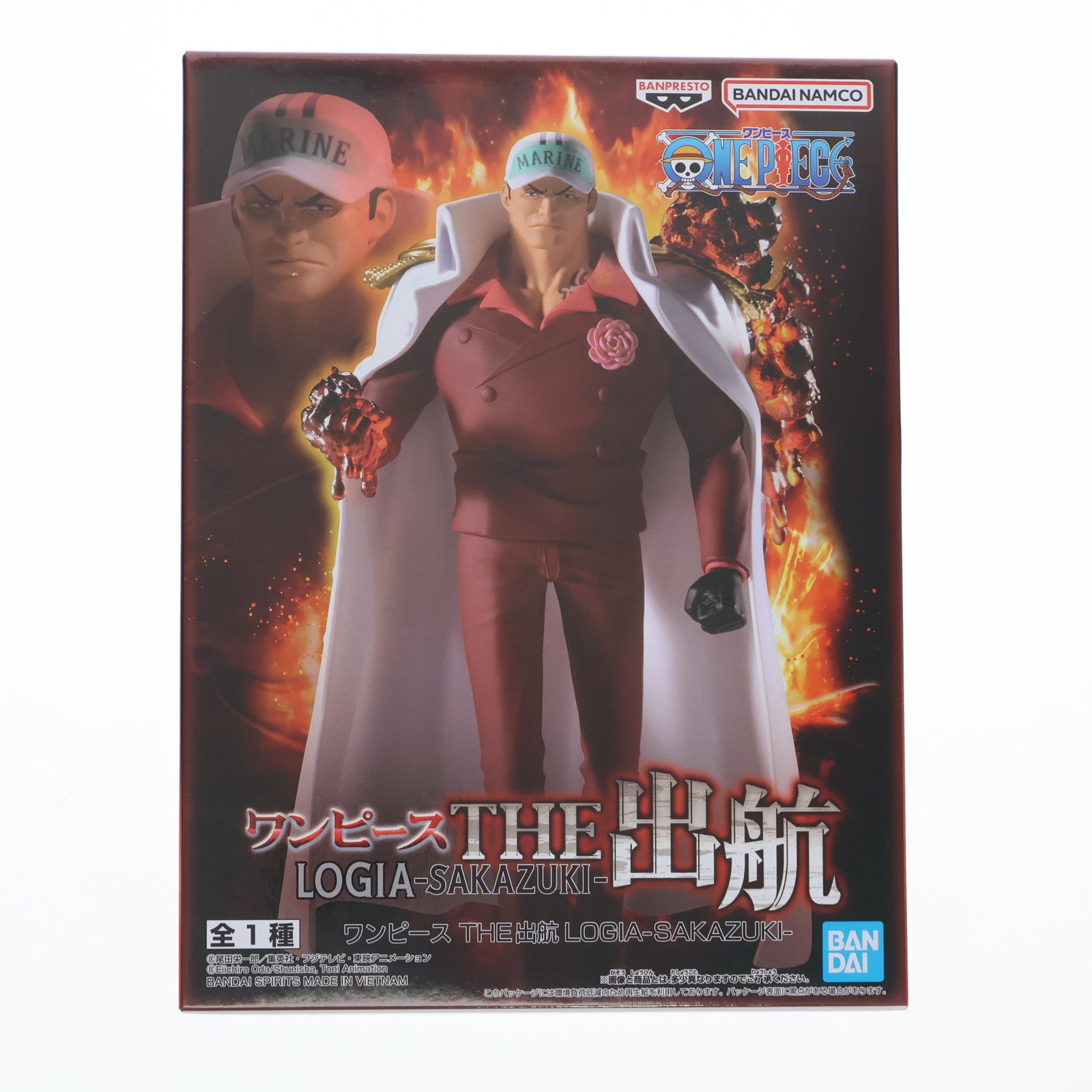 【中古即納】[FIG] サカズキ(赤犬) ワンピース THE出航 LOGIA-SAKAZUKI- ONE PIECE フィギュア プライズ(2776602) バンプレスト(20251113)