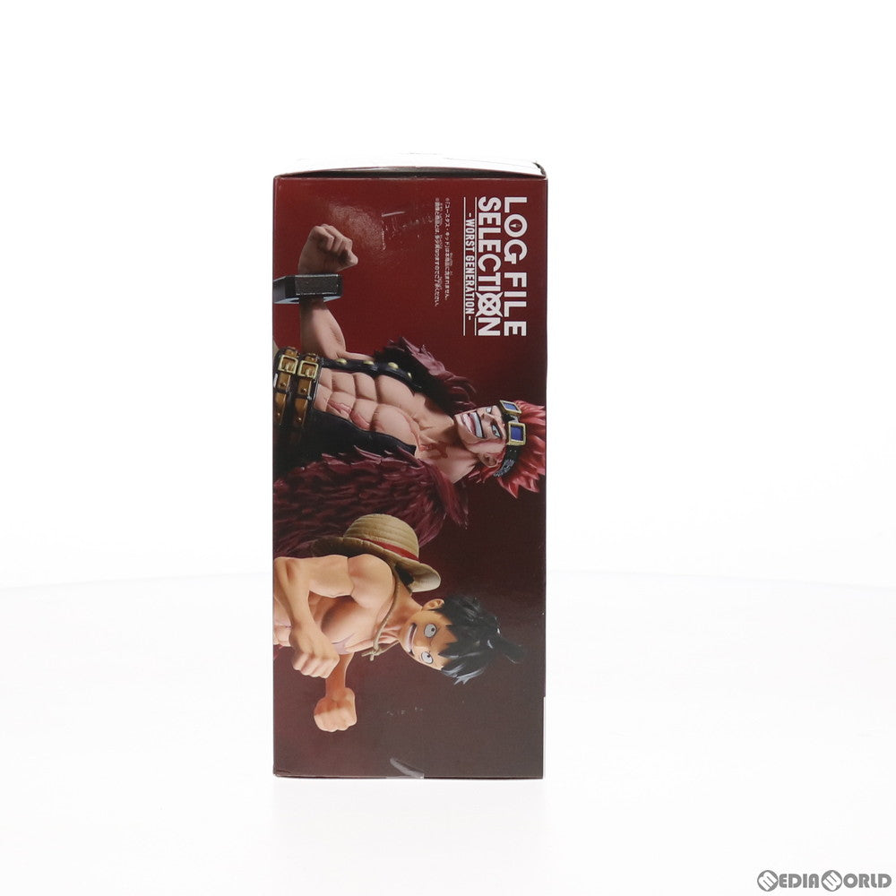 【中古即納】[FIG] モンキー・D・ルフィ LOG FILE SELECTION-WORST GENERATION-vol.1 ONE PIECE(ワンピース) フィギュア プライズ(82760) バンプレスト(20210228)