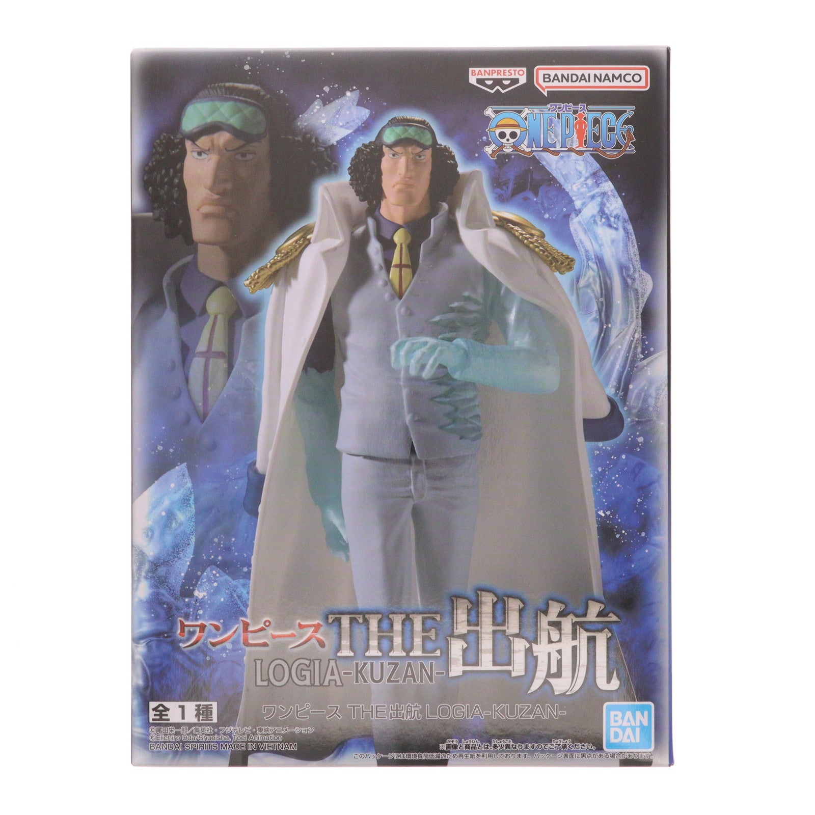 【中古即納】[FIG] クザン(青雉) ワンピース THE出航 LOGIA-KUZAN- ONE PIECE フィギュア プライズ(2776603) バンプレスト(20251113)