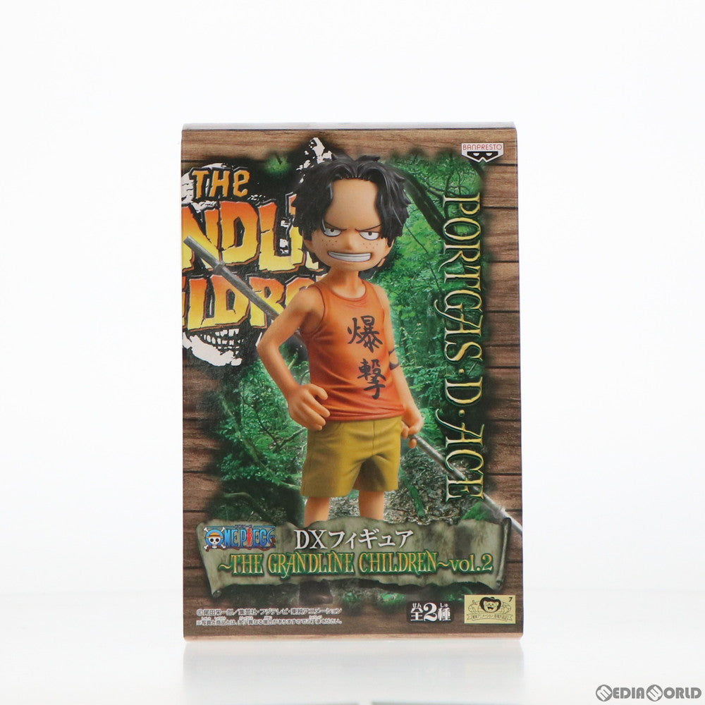 【中古即納】[FIG] ポートガス・D・エース ワンピース DXフィギュア～THE GRANDLINE CHILDREN～vol.2 ONE PIECE プライズ(47576) バンプレスト(20111208)
