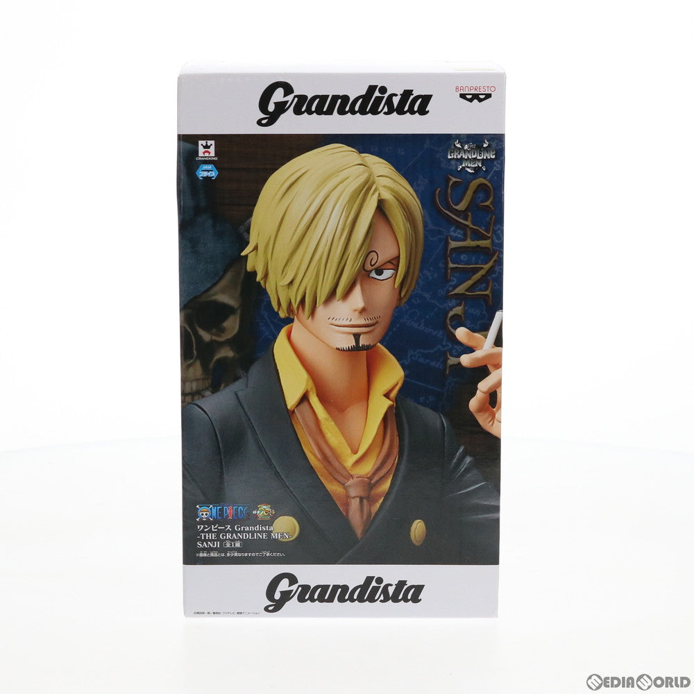 【中古即納】[FIG] サンジ Grandista-THE GRANDLINE MEN-SANJI ONE PIECE(ワンピース) フィギュア プライズ(39115) バンプレスト(20190210)