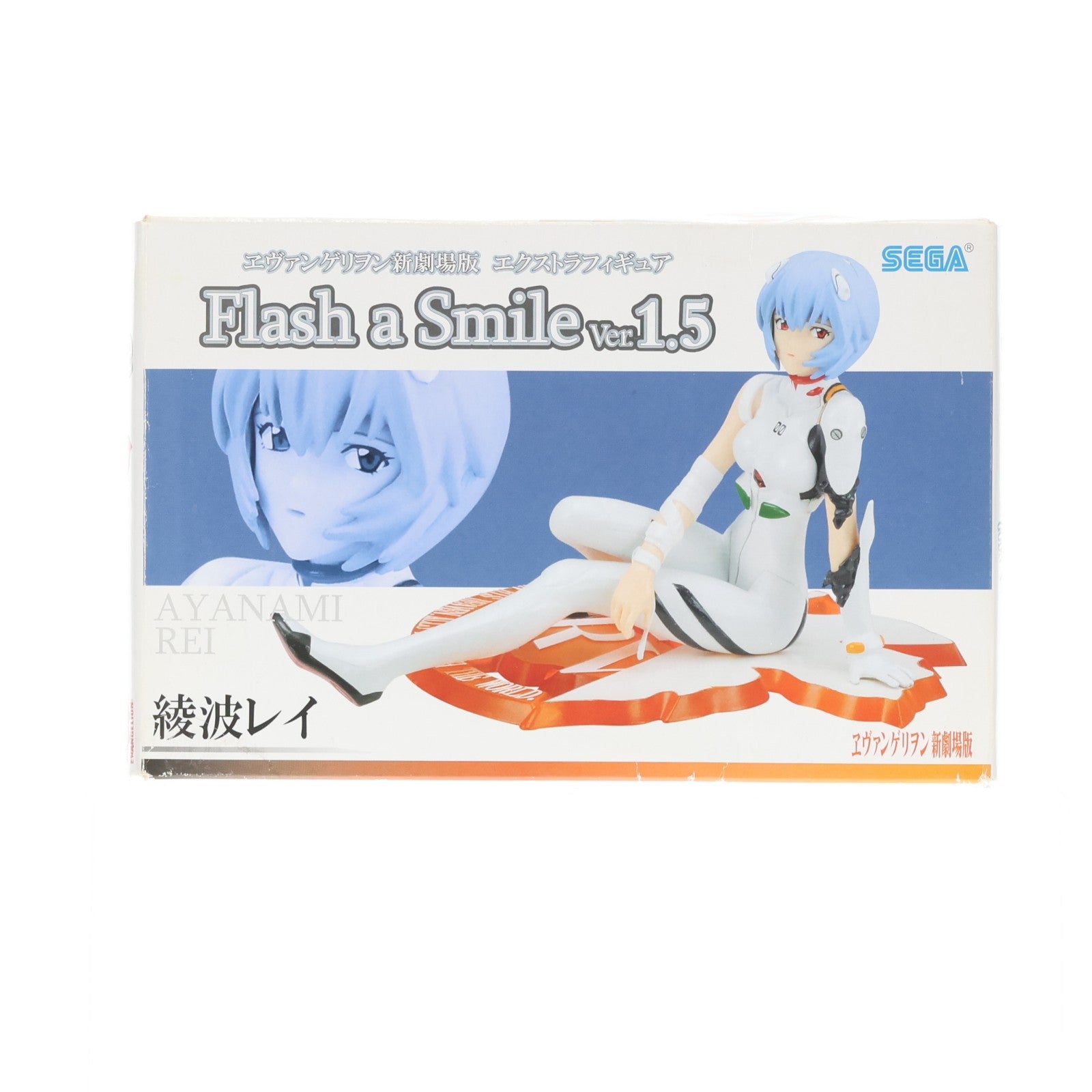 【中古即納】[FIG] 綾波レイ ヱヴァンゲリヲン新劇場版 エクストラフィギュア Flash a Smile Ver.1.5 プライズ セガ(20110430)