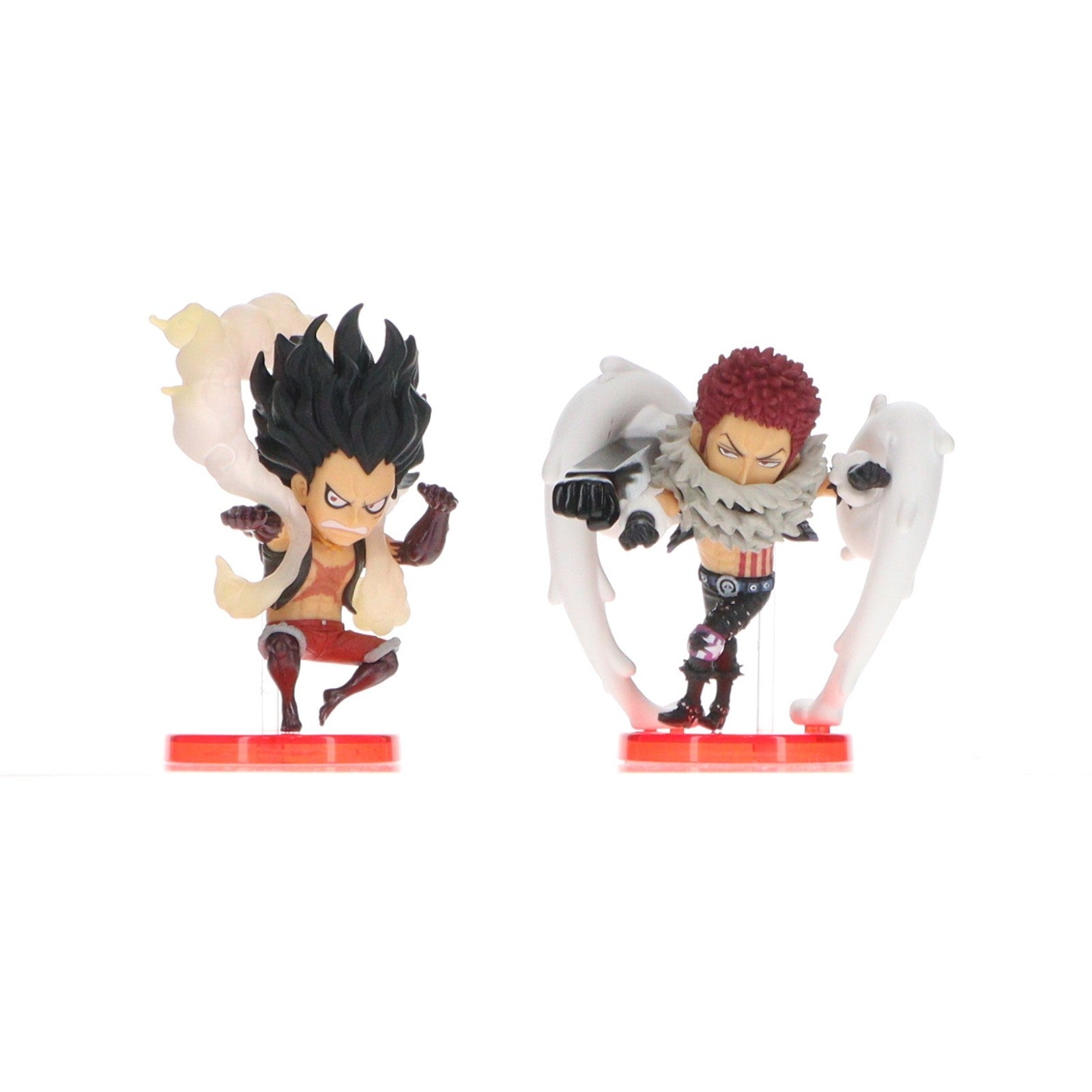 【中古即納】[FIG] ルフィ&カタクリ ワンピース ワールドコレクタブルフィギュア ジャンプ50周年応募者全員サービス ONE PIECE フィギュア プライズ(39023) バンプレスト(20181231)